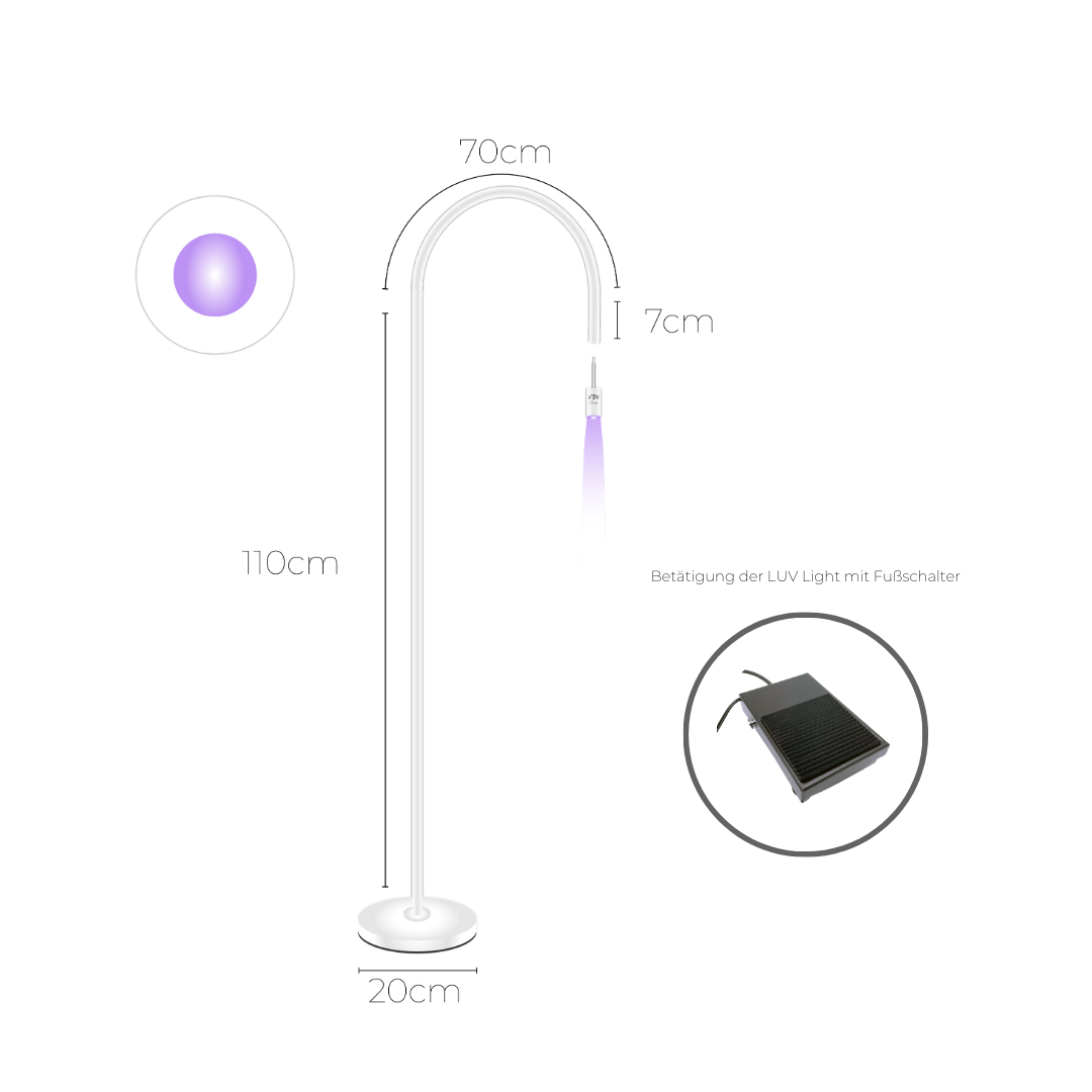 UV Lampe Set | CHANGE | UV-LED Hybrid Wimpernverlängerung | LUV System®