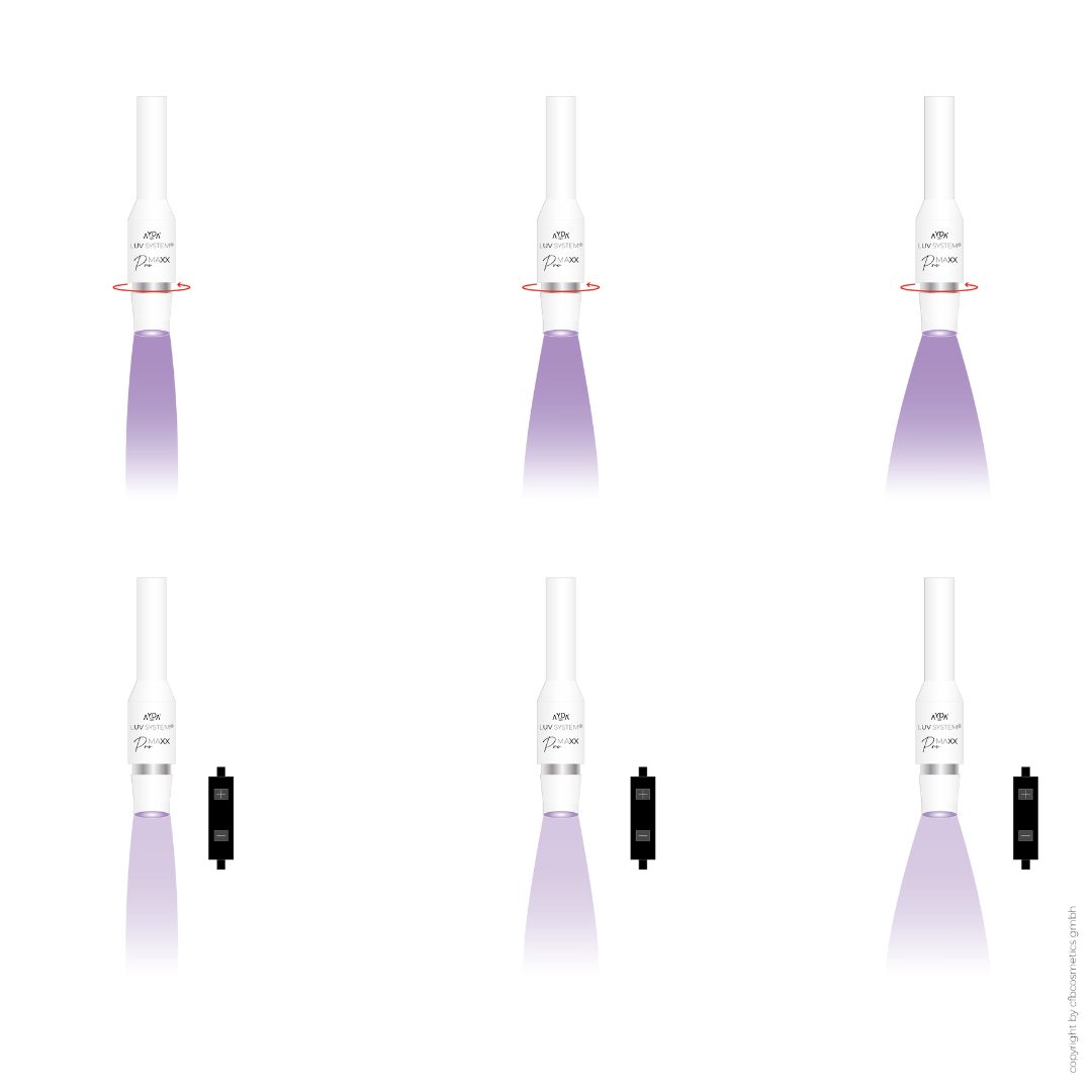 Lámpara UV para extensiones de pestañas | PRO MAXX | 6 vatios | La mejor lámpara UV | LUV System®