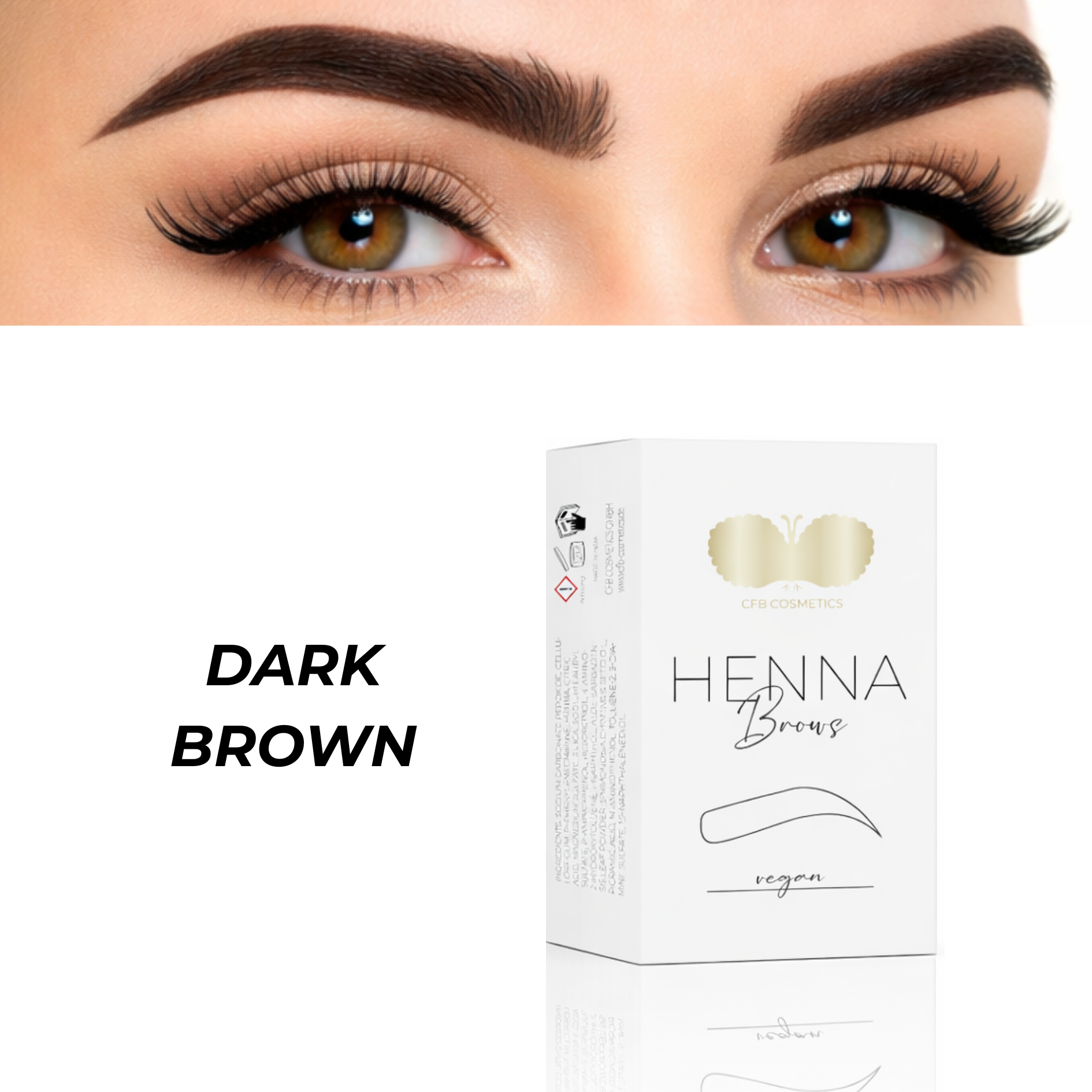 Henna Brows Dark Brown | Brow Henna | CFB Cosmetics®