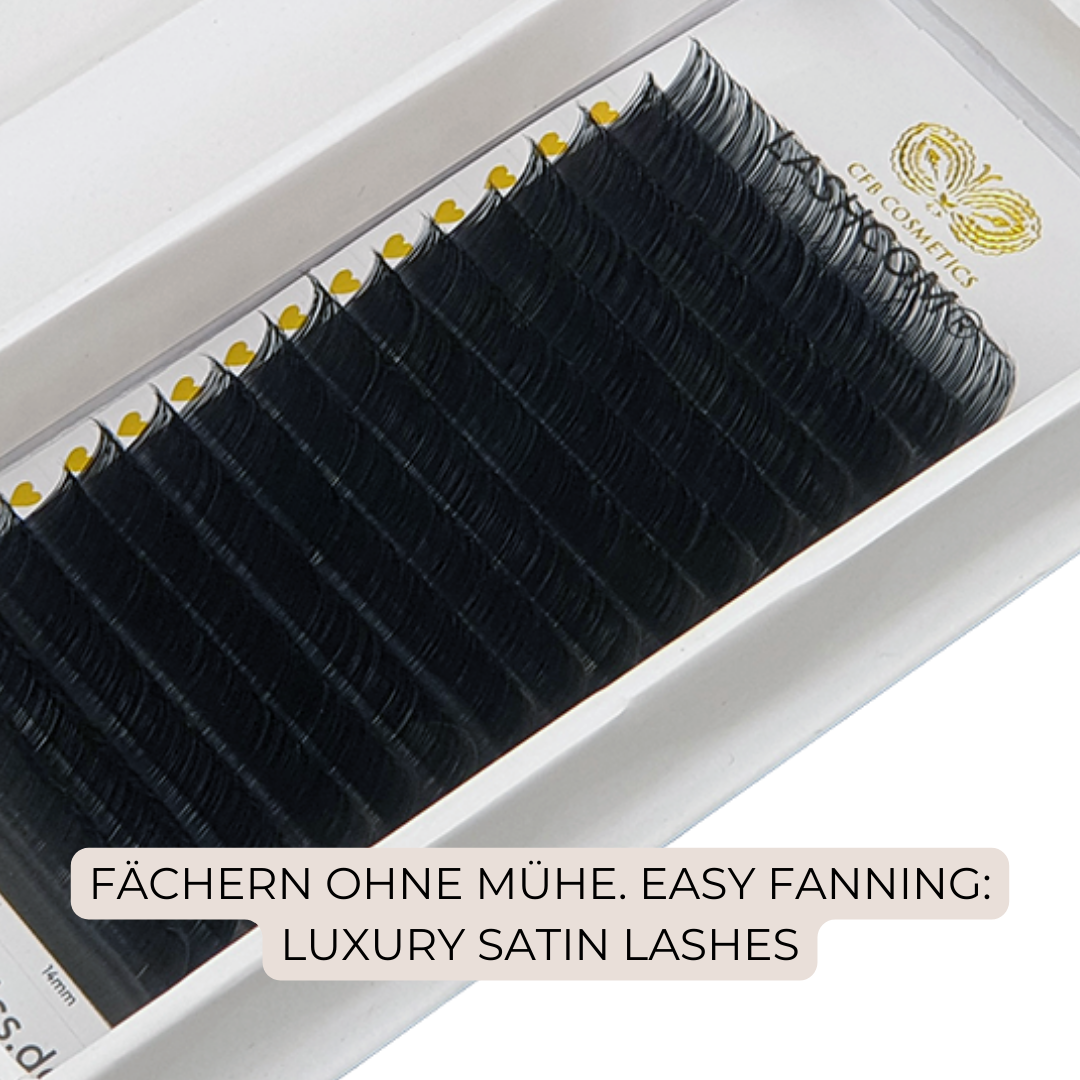 Effortless eyelash extensions with Luxury Satin Lashes Extensions