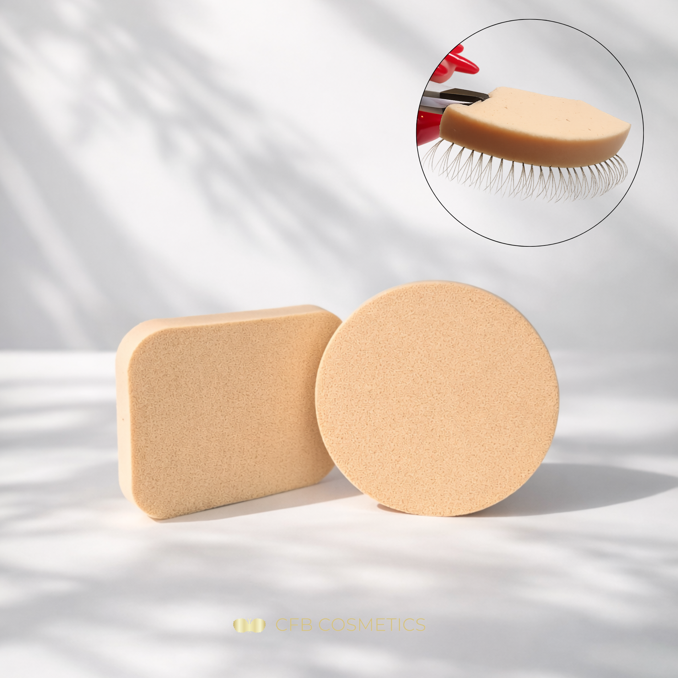 Make-up sponge | suitable for practising eyelash fanning