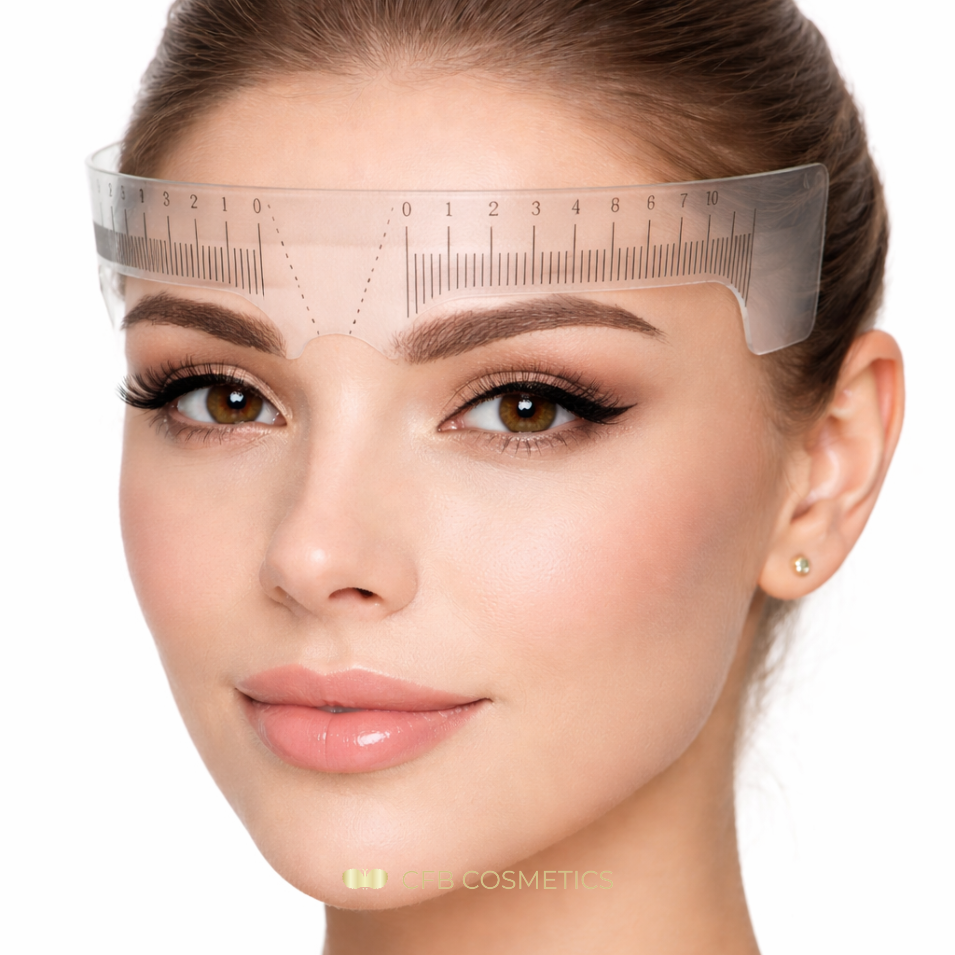 Augenbrauenlineal lang mit Nase für präzises Brow Mapping CFB Cosmetics®