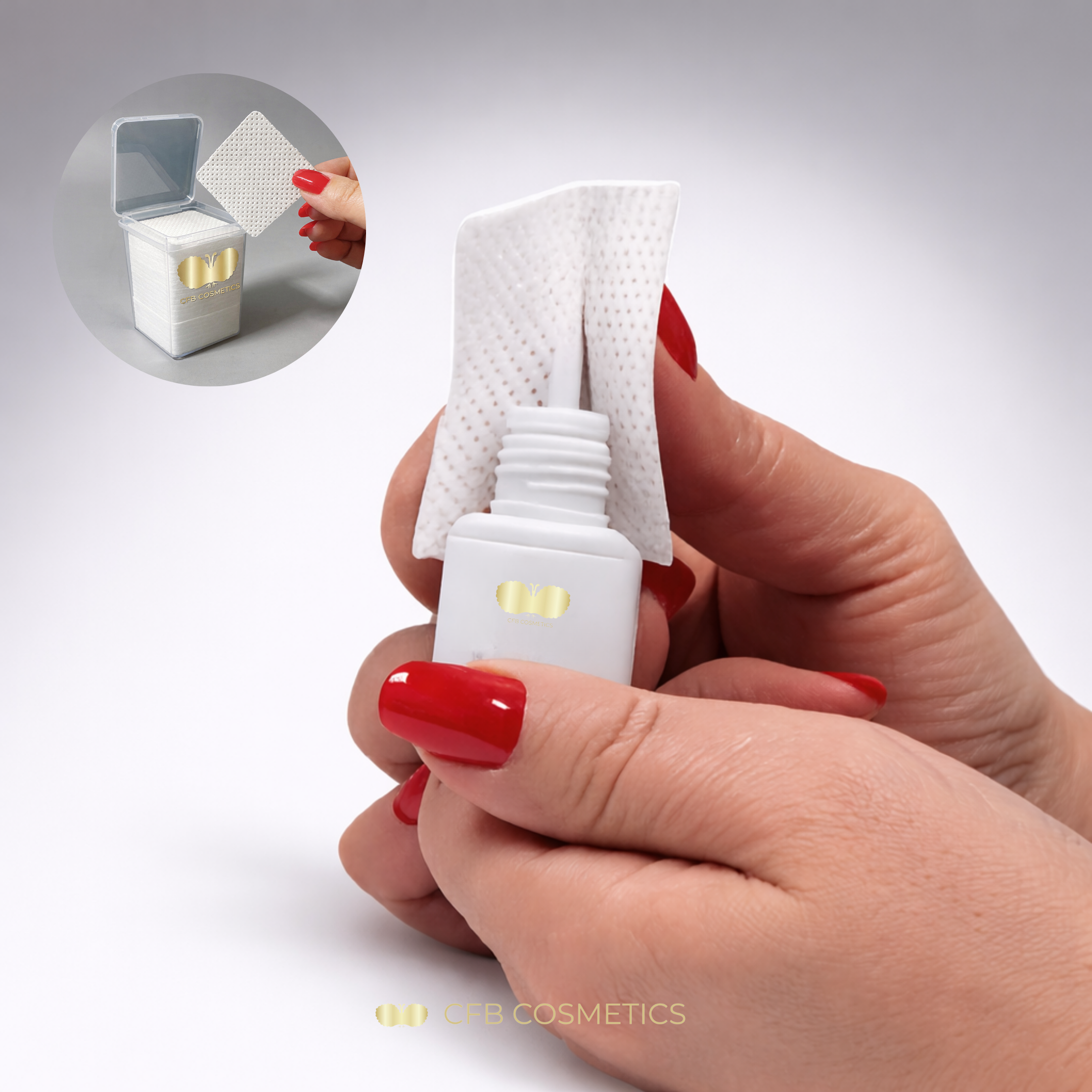 Cleaning wipes | Eyelash glue  