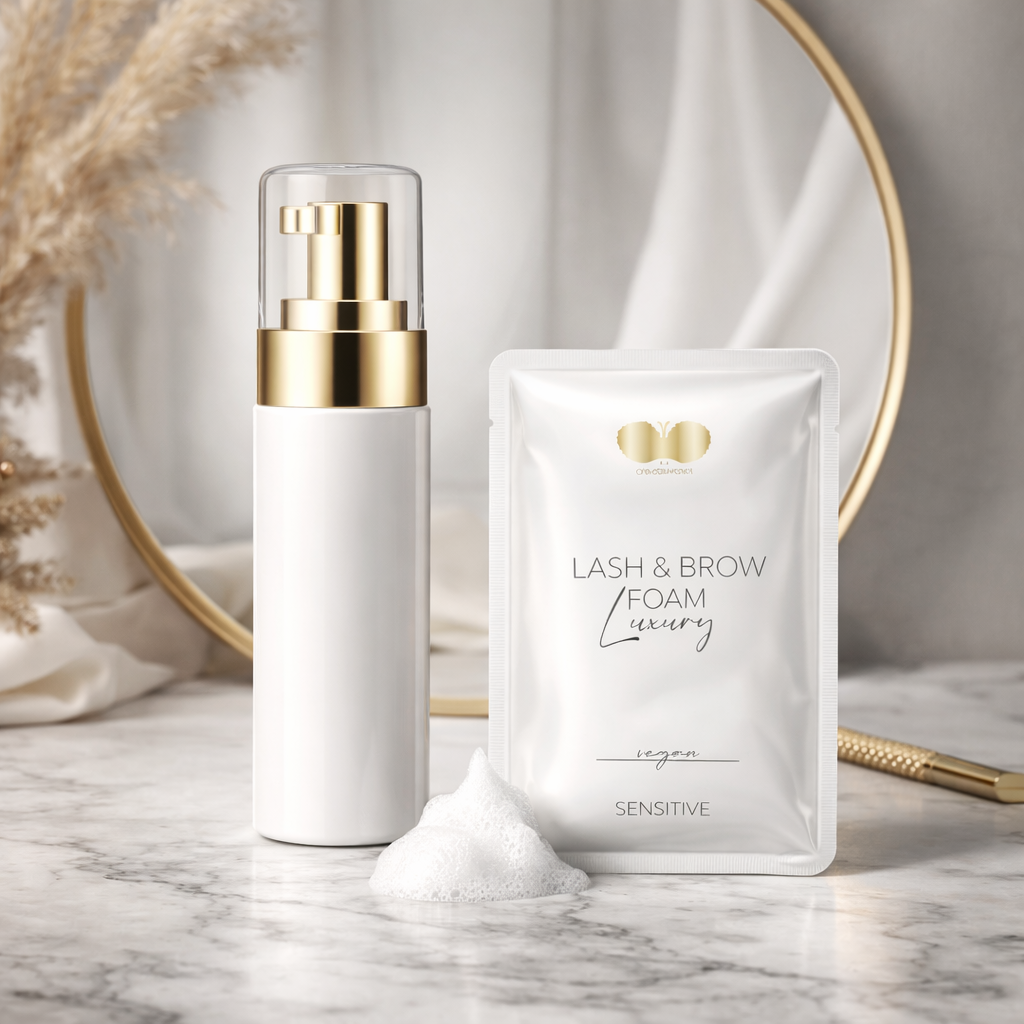 Leerflasche + Wimpernshampoo Konzentrat Set