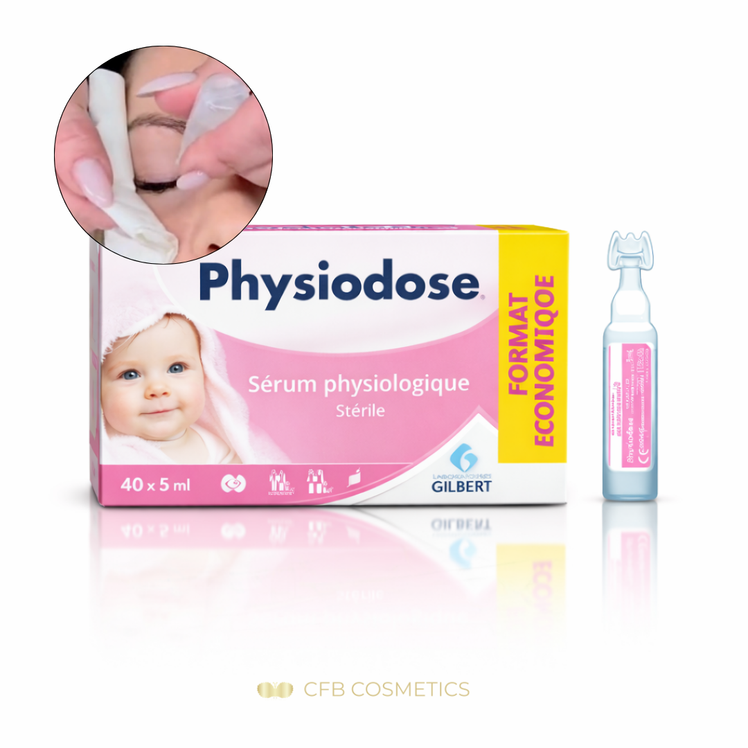 Kochsalzlösung Physiodose steril 5 ml Einzeldosen für Wimpernverlängerung und Lash Lifting CFB Cosmetics®