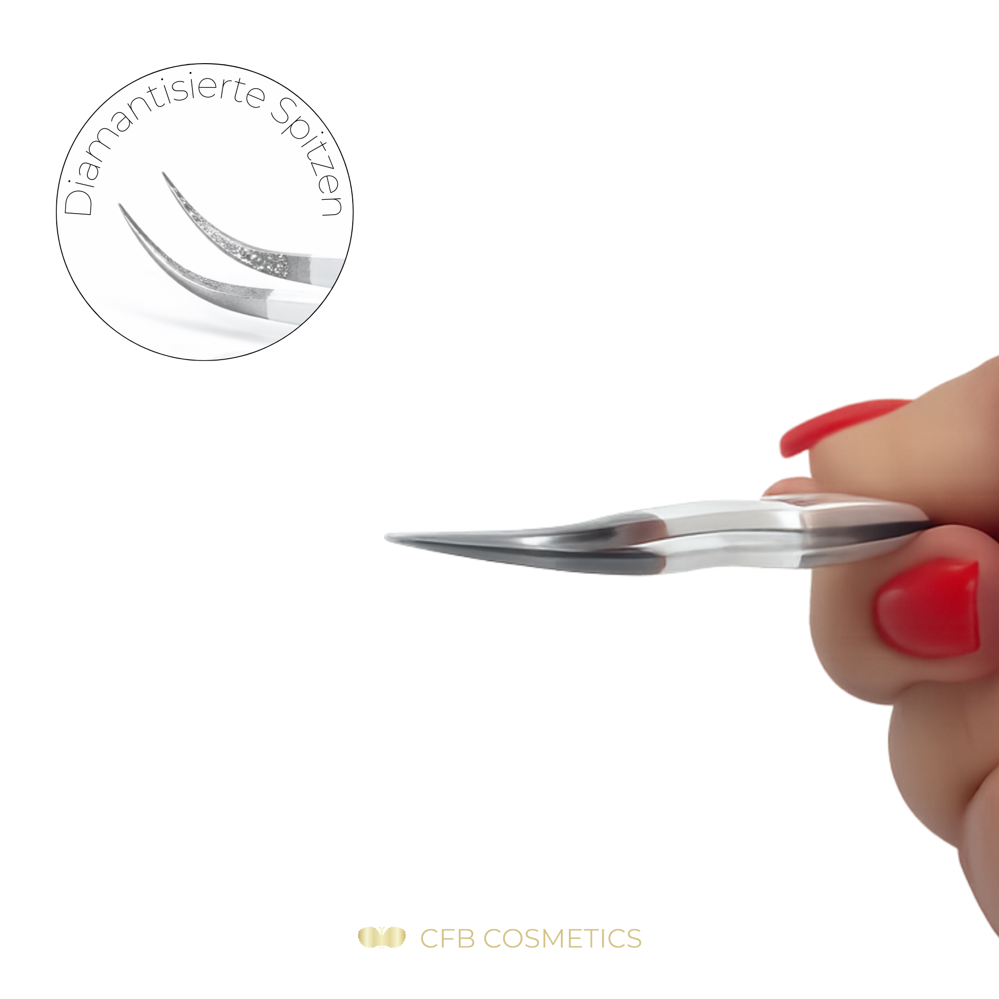 Luxury Diamond Tweezers No. 9 Volume Technique CFB Cosmetics®
