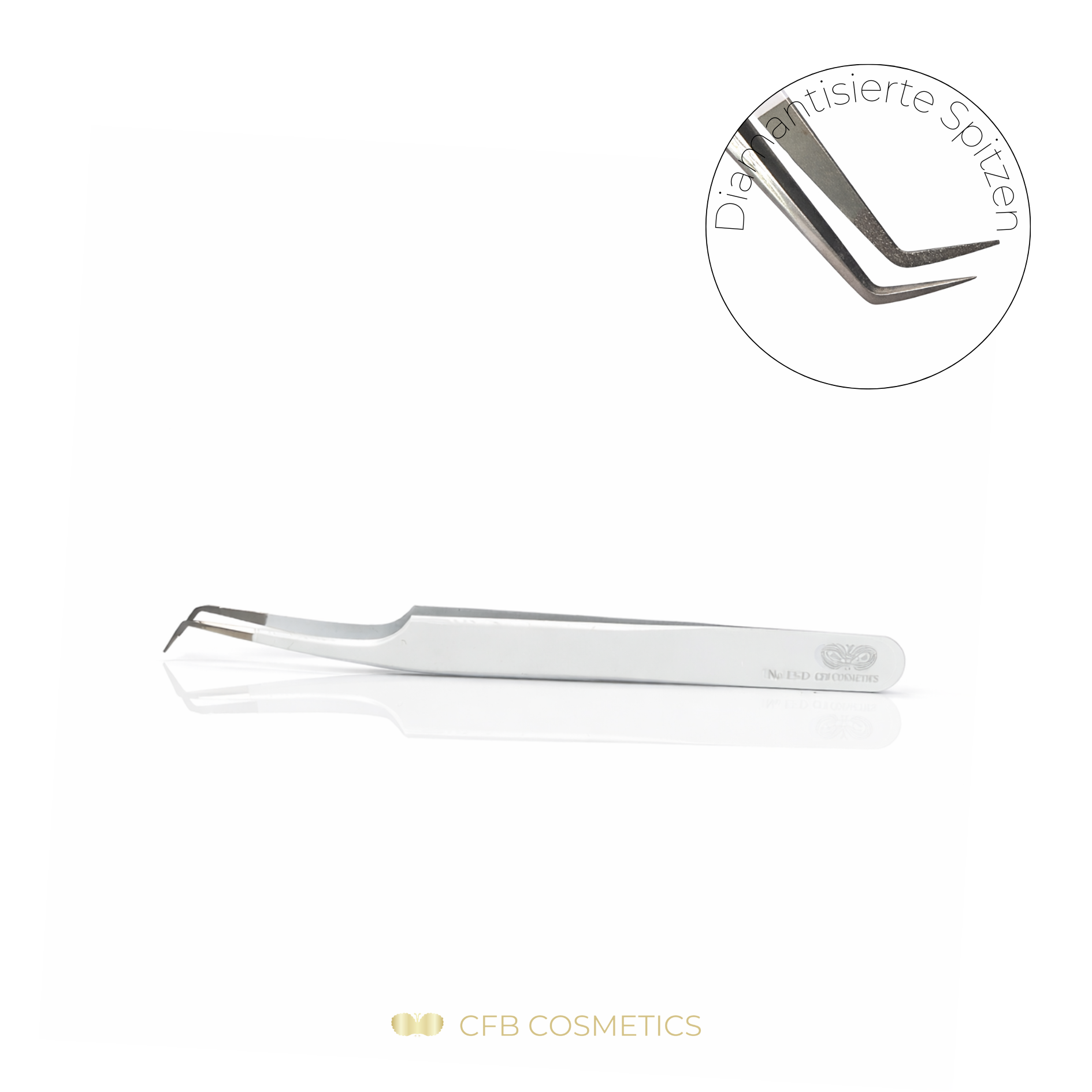 Luxury Diamant Pinzette No. 13 Volumentechnik CFB Cosmetics®
