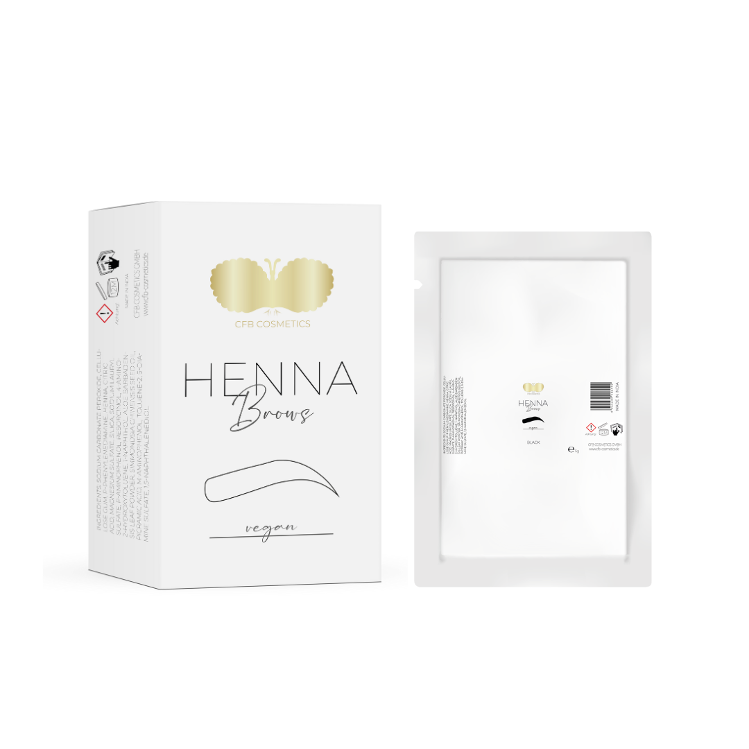 Henna Brows Farbe | 5 g | Sachets | Black