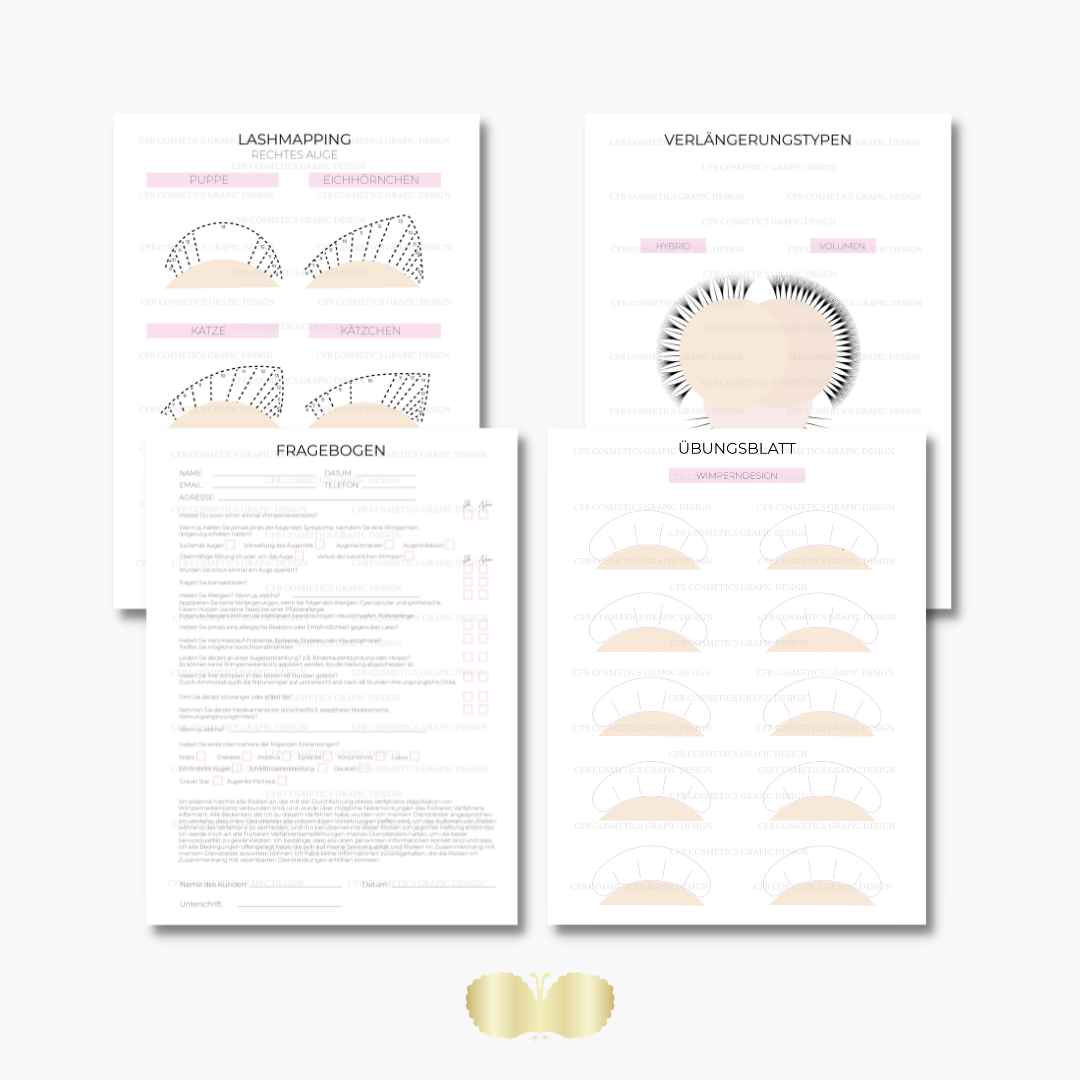 Learning and teaching package eyelash extensions | eyelash studio supplies | digital Learning and teaching package eyelash extensions | eyelash studio supplies | digital