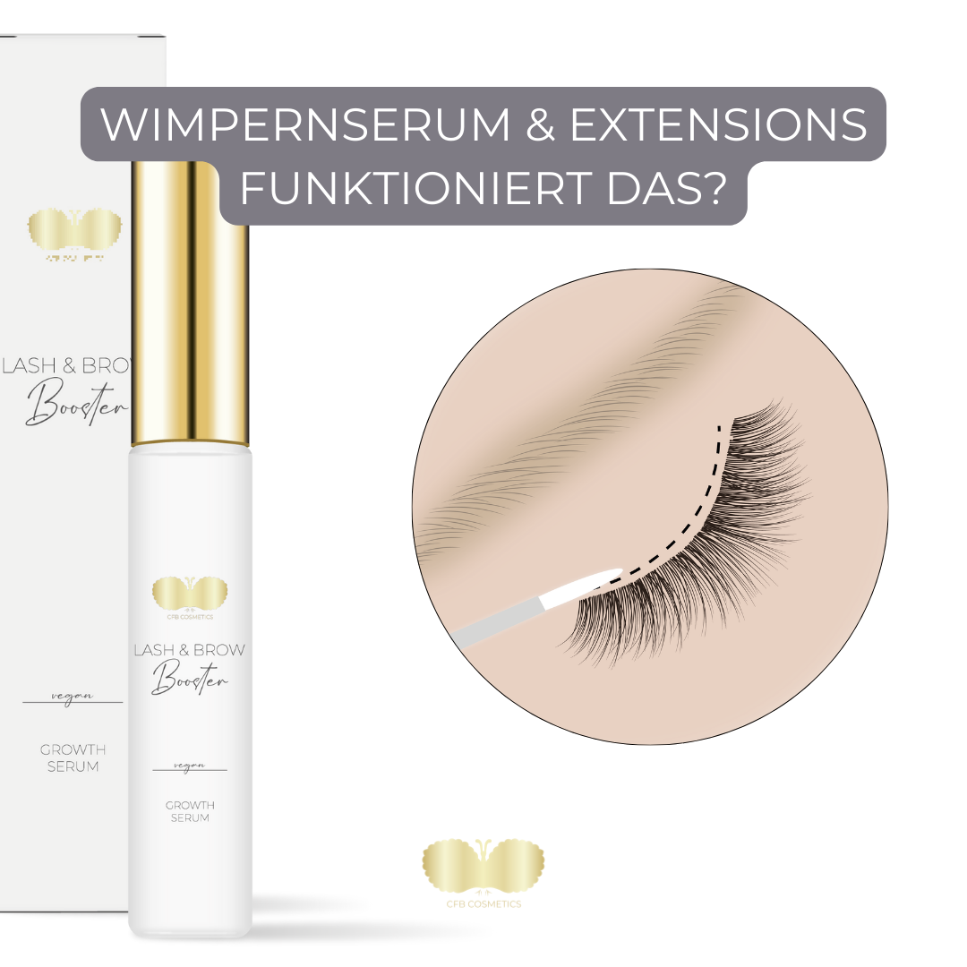 Eyelash serum - maximum eyelash splendor for your extensions