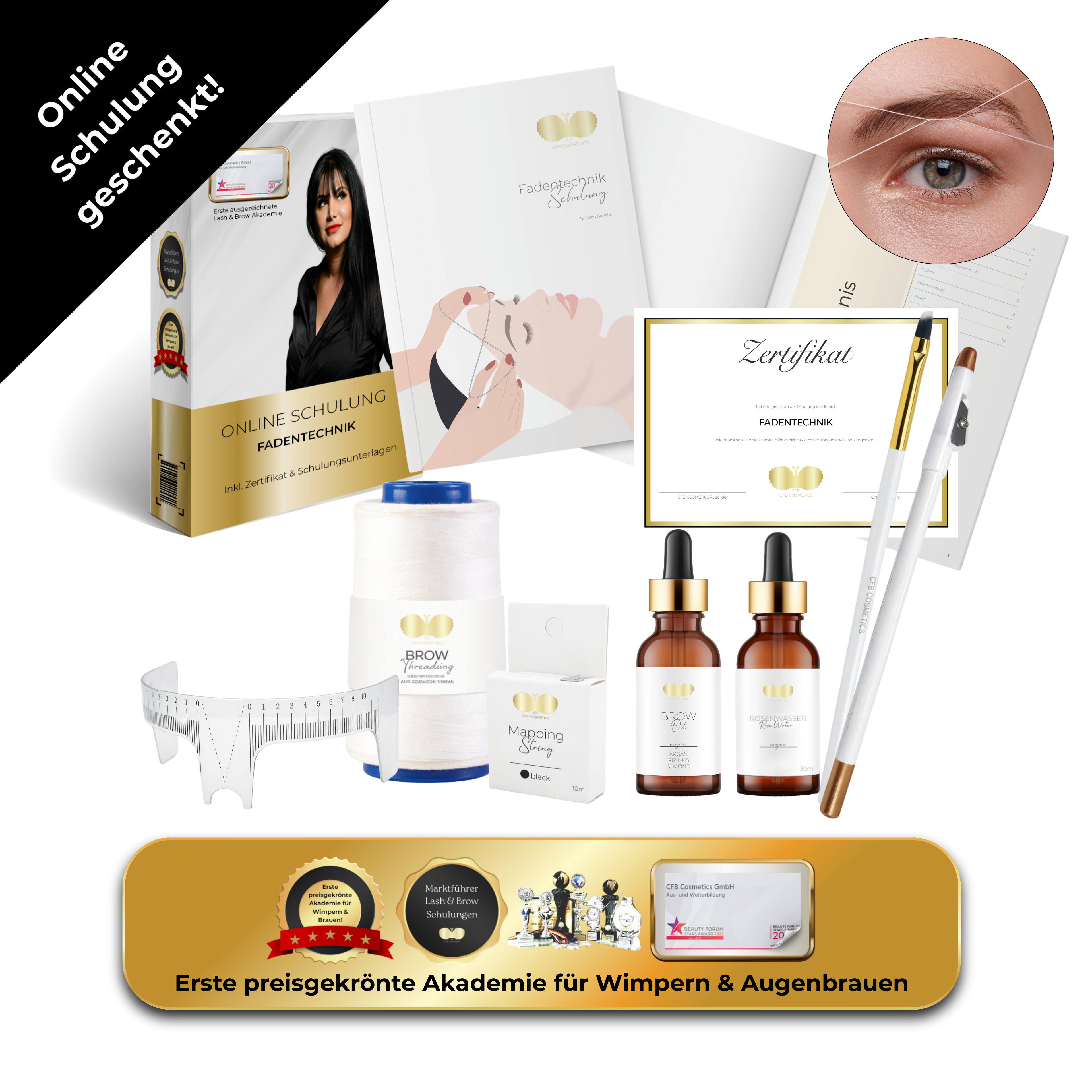 Fadentechnik Basic Set inkl. gratis Online-Schulung | Browcom®