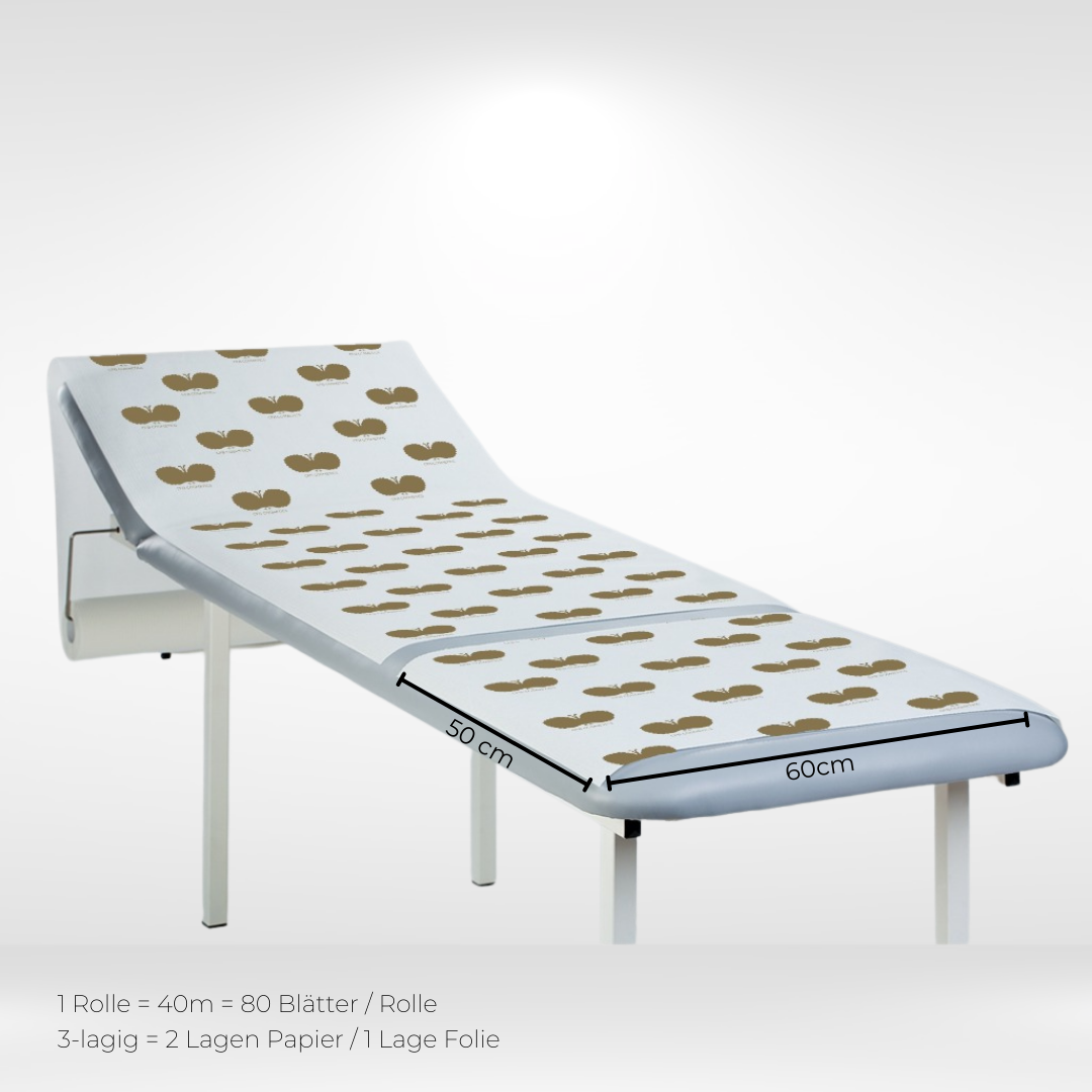 Medical overlay for cosmetic couch | water-repellent Medical overlay for cosmetic couch | water-repellent