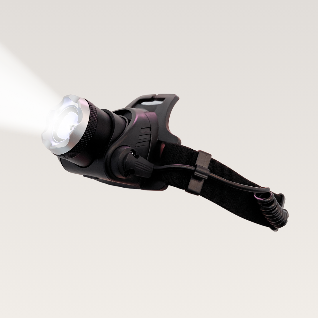 UV LED headlamp with white UV light | Set UV LED headlamp with white UV light | Set