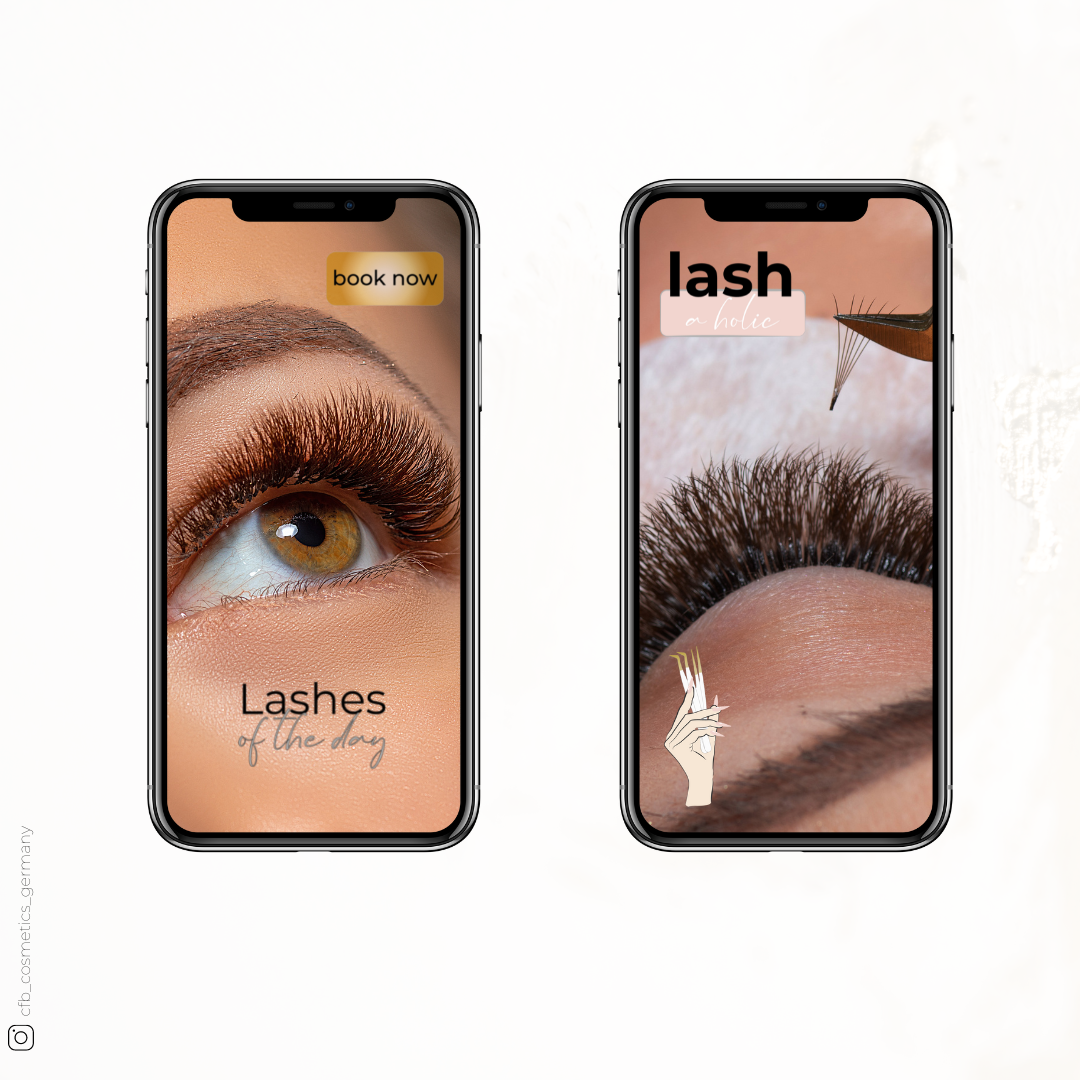 Instagram Story Sticker | Lashes & Brows