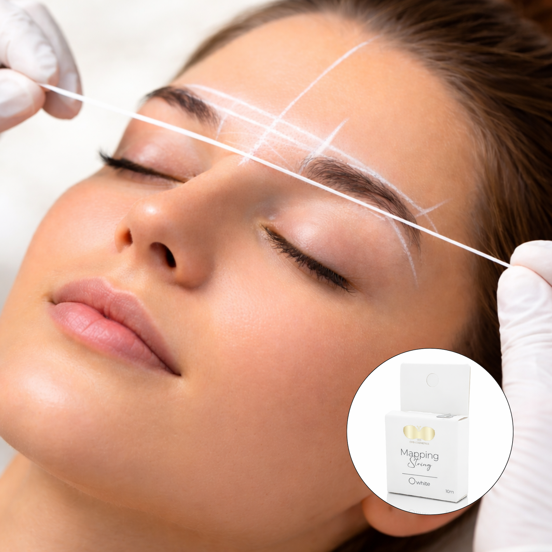 Mapping String weiß für präzises Brow Mapping CFB Cosmetics®