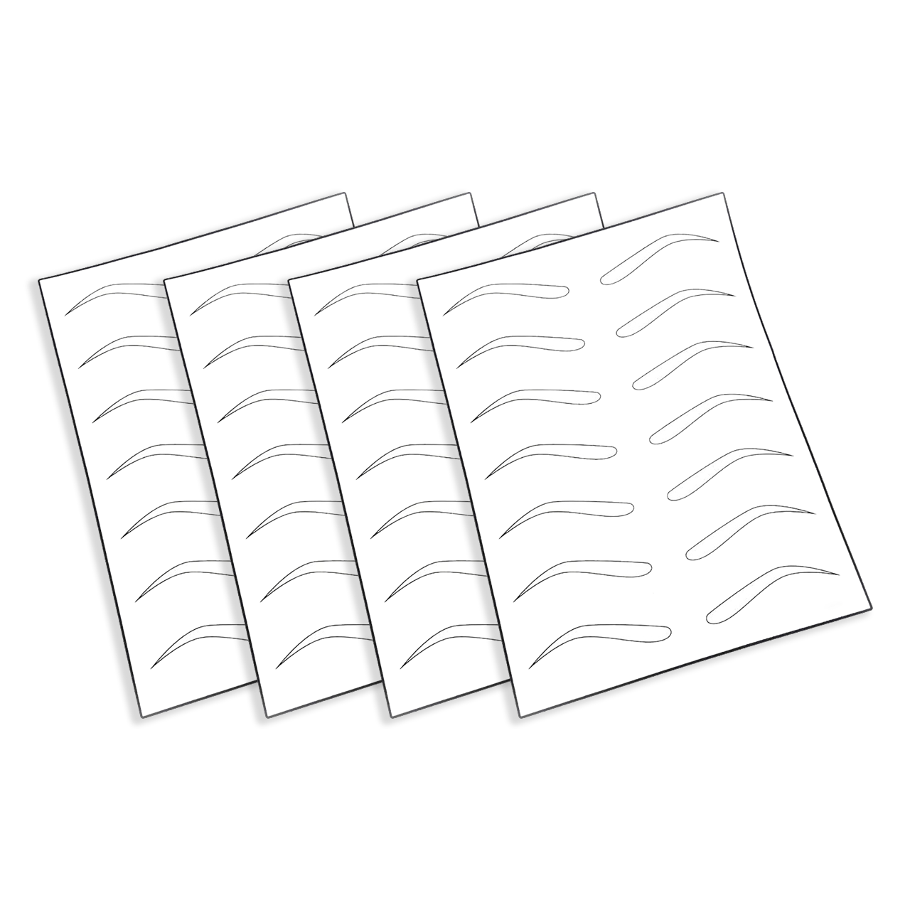 Übungshaut | Augenbrauen Übungshaut | Augenbrauen