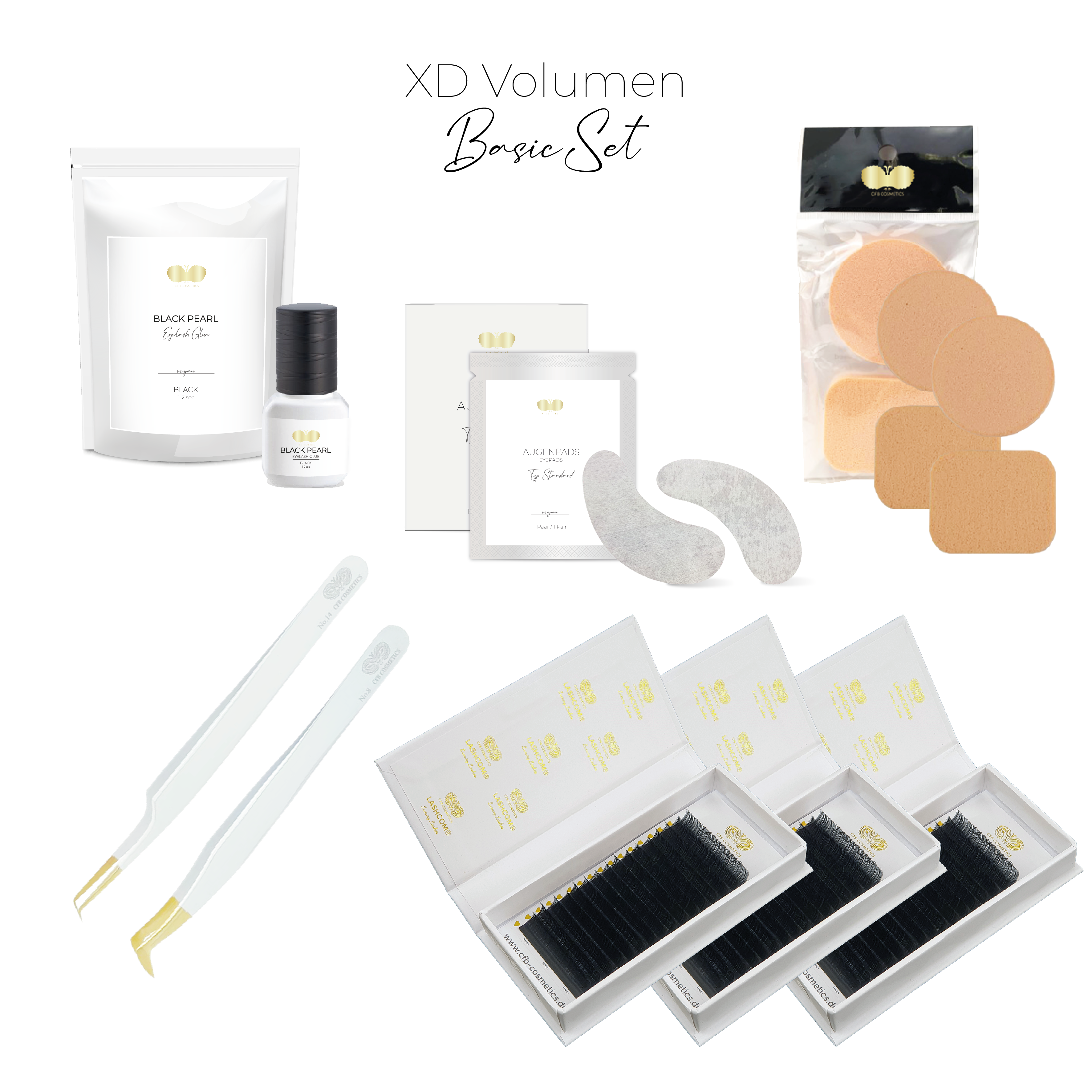 XD Volume eyelash extensions | Basic Set