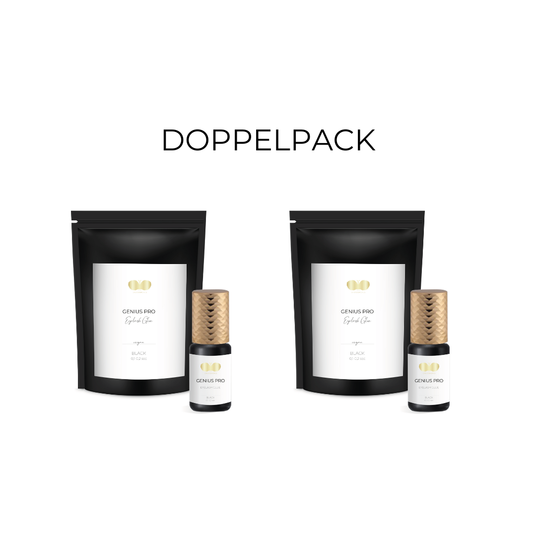 Wimpernkleber Set | GENIUS PRO | schwarz | 0,1 - 0,2 Sek Wimpernkleber Set | GENIUS PRO | schwarz | 0,1 - 0,2 Sek