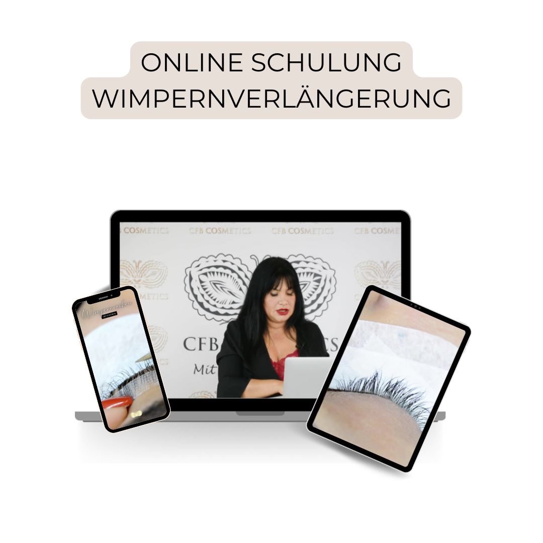Online Schulung Wimpernverlängerung Basis 1zu1