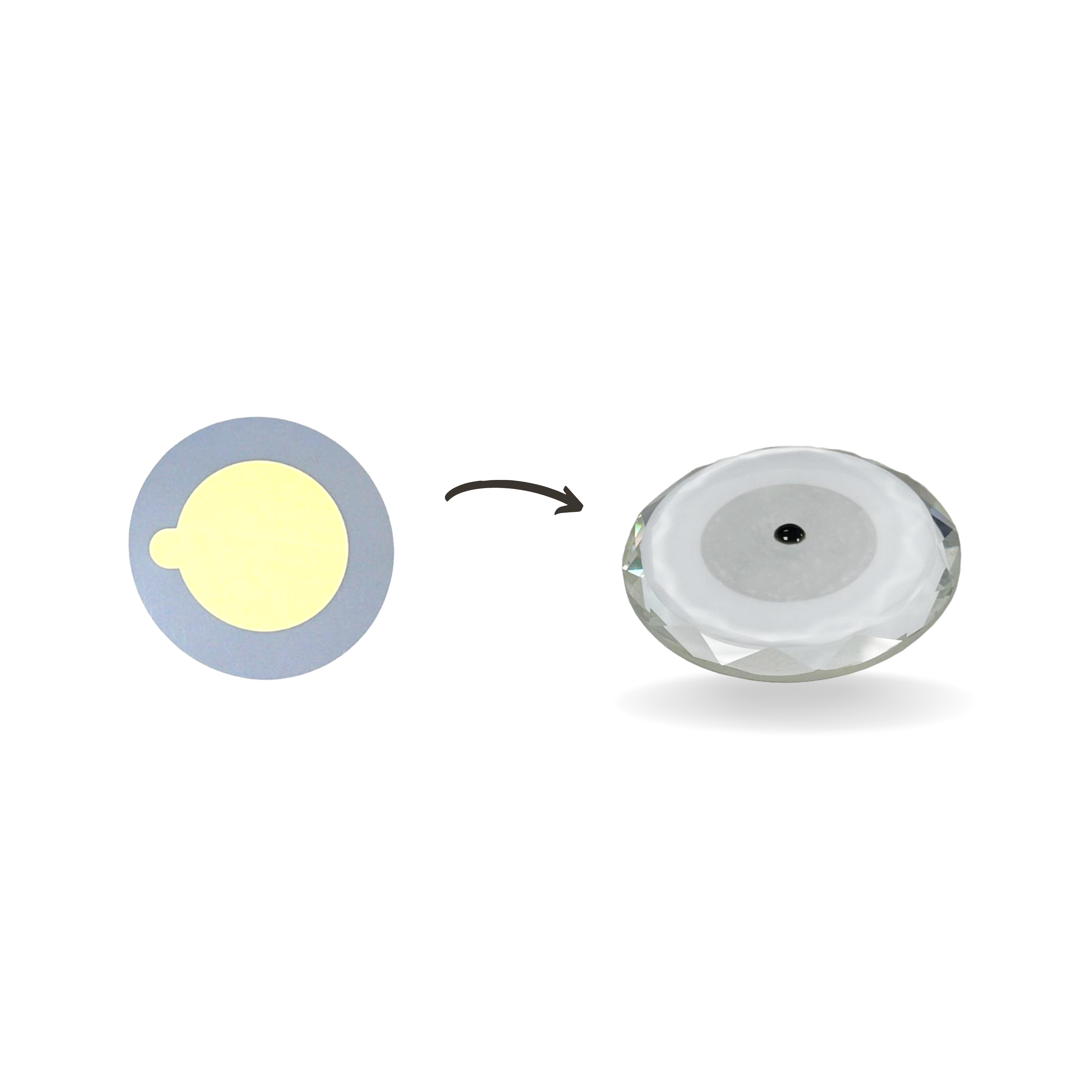 Disposable adhesive pad | round | 10 pieces Disposable adhesive pad | round | 10 pieces