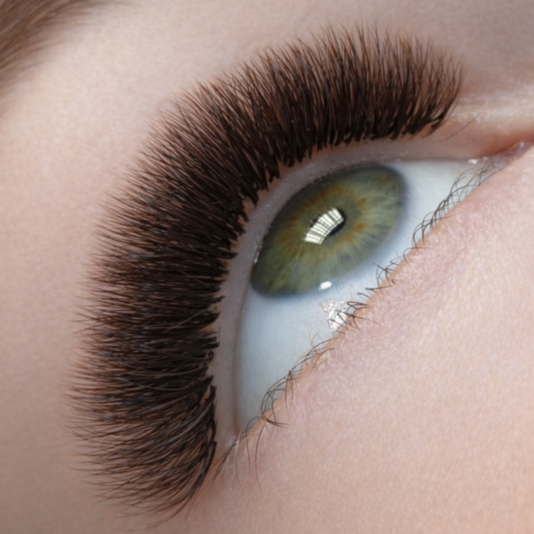 Braune Wimpernextensions | Mix Längen | CFB Cosmetics®