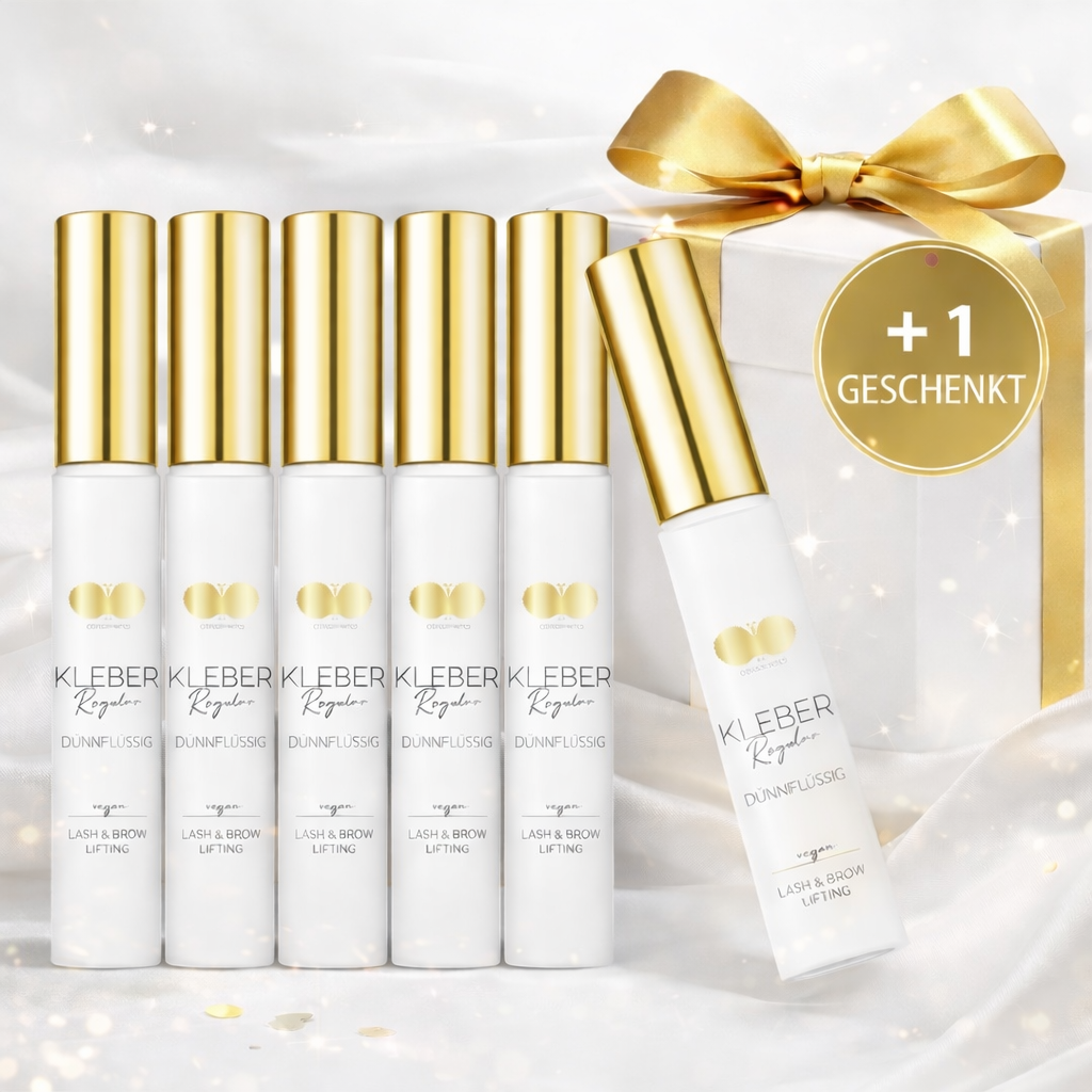 5er Set Lash Lifting Kleber REGULAR dünnflüssig 5 ml + 1 gratis CFB Cosmetics®