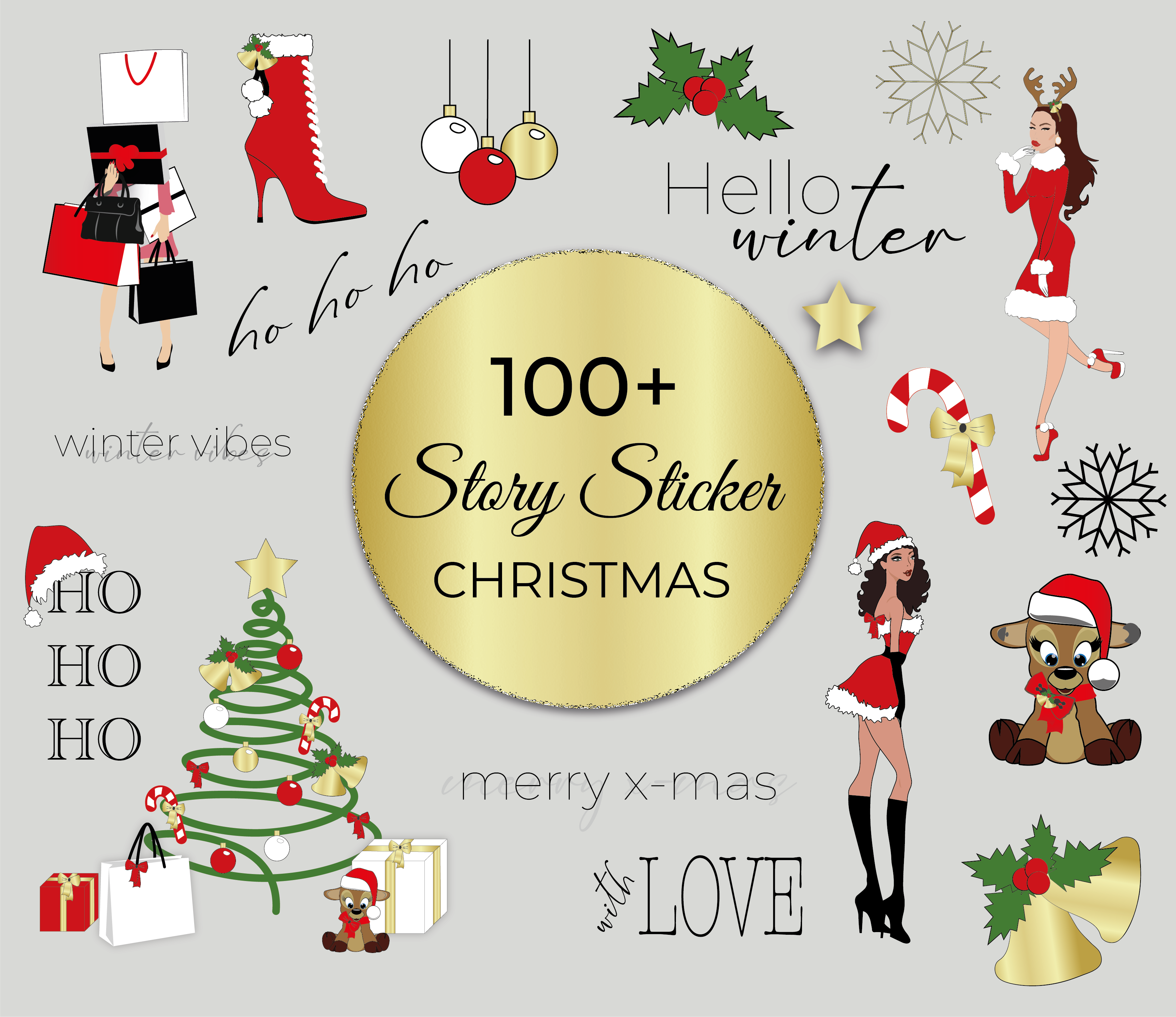Instagram Story Sticker | Christmas