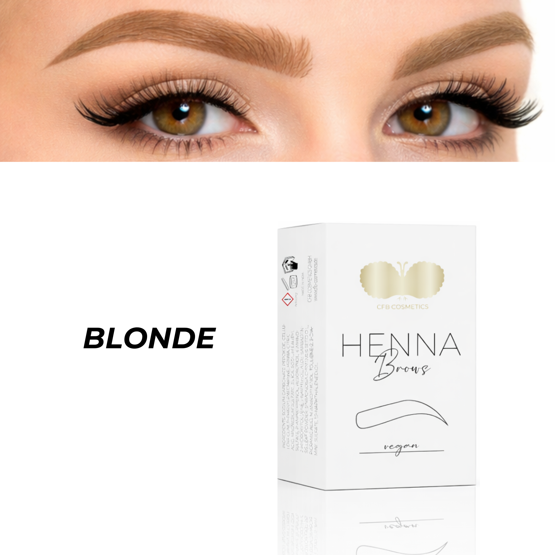 Henna Brows Blonde | Brow Henna | CFB Cosmetics®