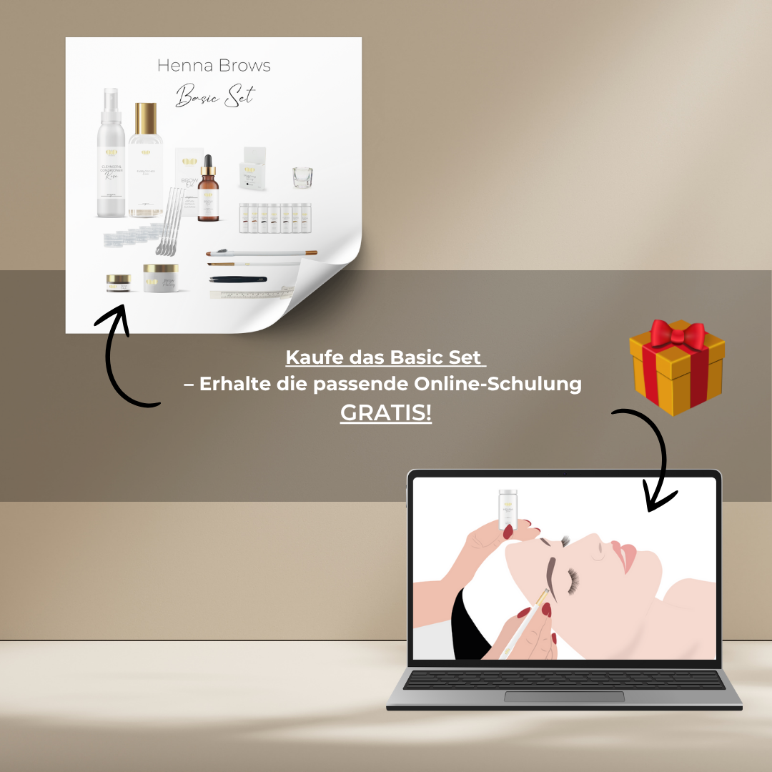 Basic Set + Gratis Henna Brows Online Schulung