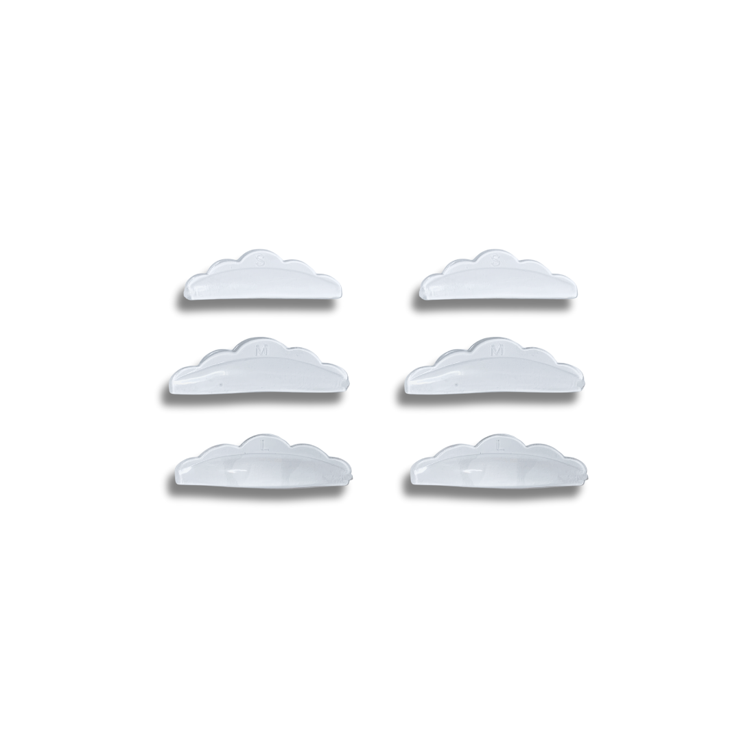Silikonpads für Lash Lifting | 3 Paar S, M & L | selbstklebend Silikonpads für Lash Lifting | 3 Paar S, M & L | selbstklebend