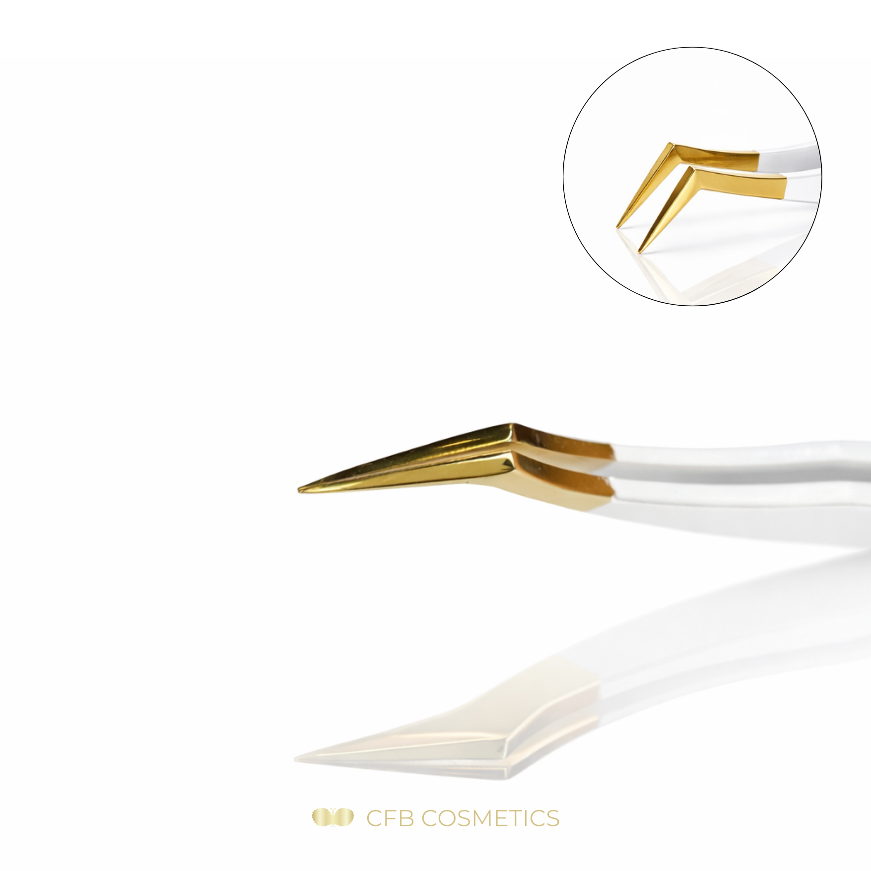Luxury Tweezers No 5 75° 10 mm for volume technique CFB Cosmetics®