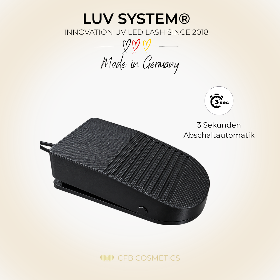 LUV System® Fußpedal Pink – Silent Food Pedal 3S - Made in Germany