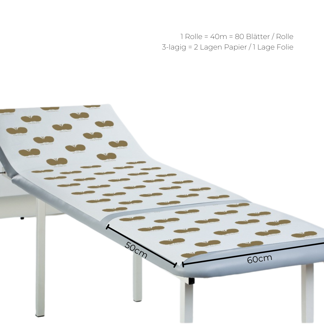 Medical overlay for cosmetic couch | water-repellent Medical overlay for cosmetic couch | water-repellent