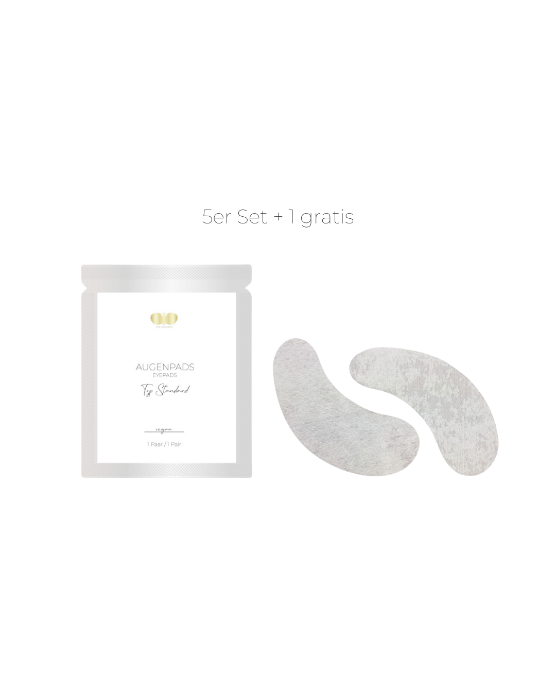 Set of 5 eye pads + 1 free of charge | Standard type  Set of 5 eye pads + 1 free of charge | Standard type