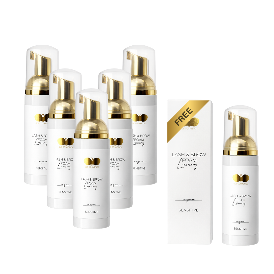 Wimpernshampoo Lash & Brow Foam 60 ml Vorteilset 5 plus 1 | CFB Cosmetics®