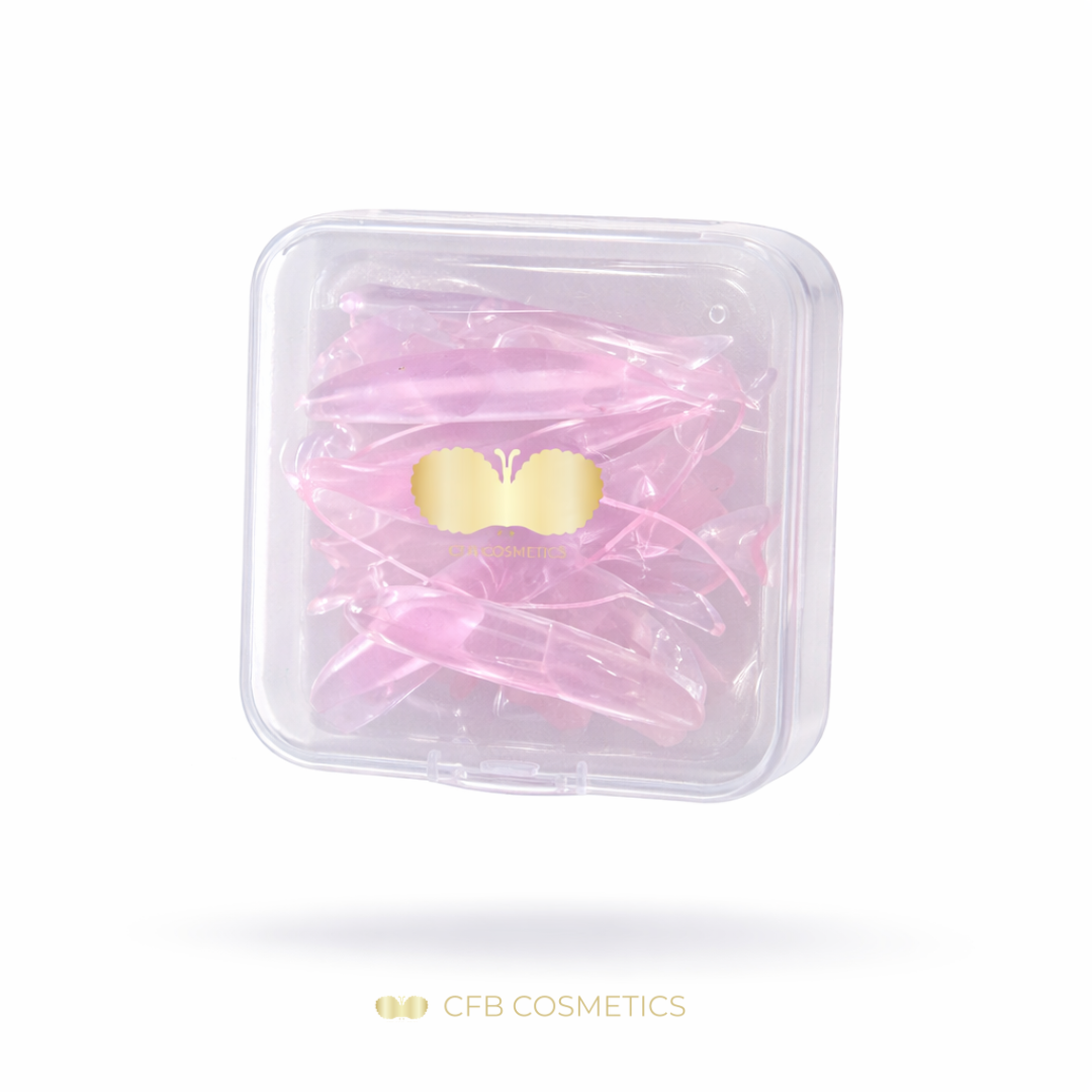 Lifting silicone pads | fish motif | pink | self-adhesive