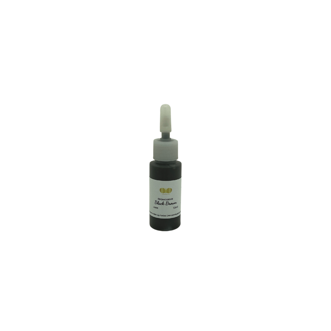 CFB-Cosmetics-Countourcom-Microblading-Farbe-Black-Brown-10ml-mit-Hintergrund Microblading Pigment | Black Brown