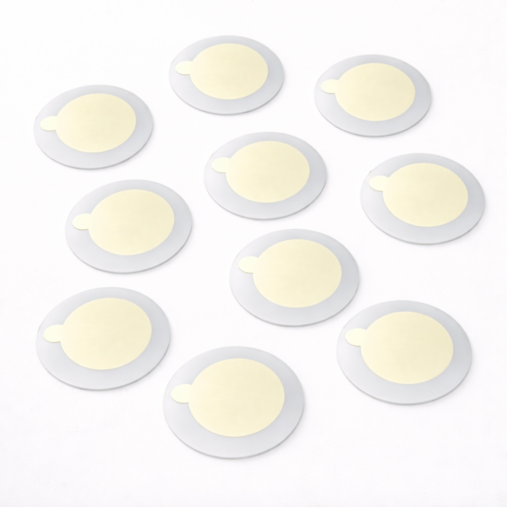 Disposable adhesive pad | round | 10 pieces