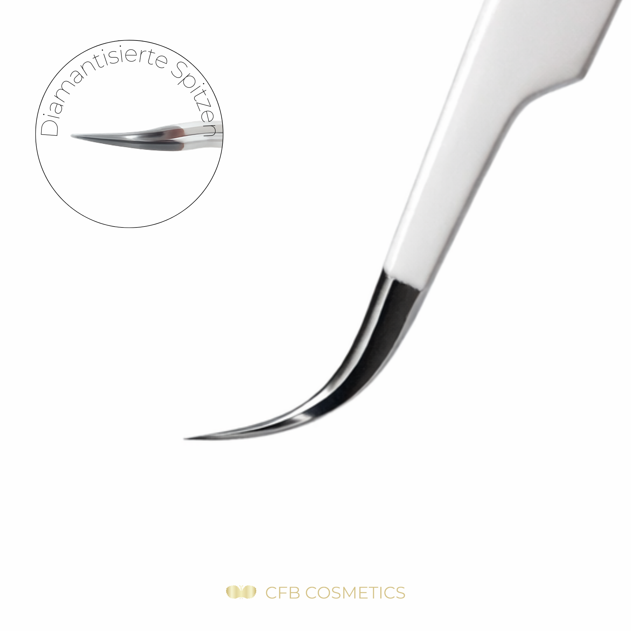 Luxury Diamond Tweezers No. 9 Volume Technique CFB Cosmetics®