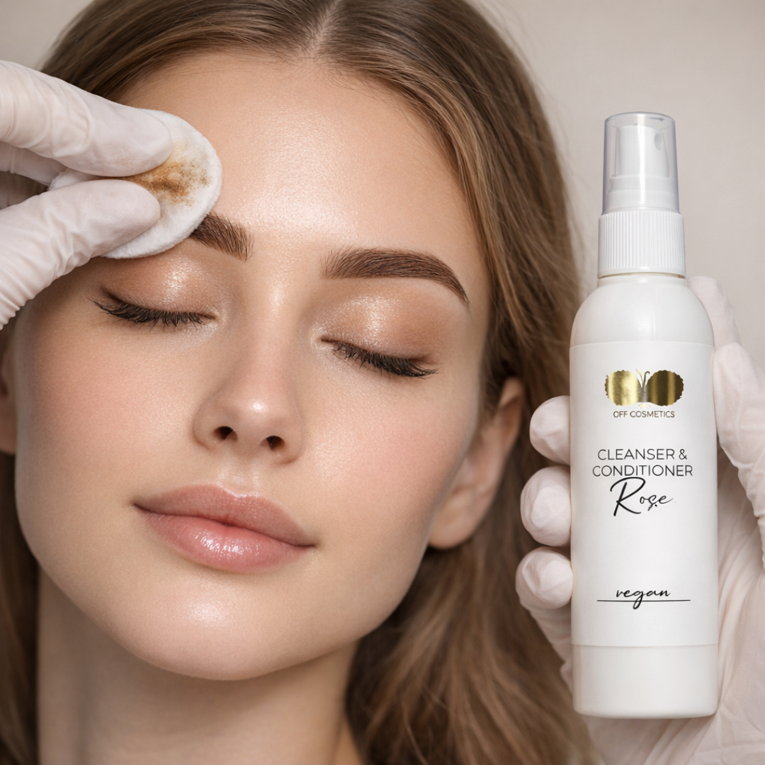 Cleanser und Conditioner Rose | für Henna Brows | 100 ml | BrowCom® | CFB Cosmetics®