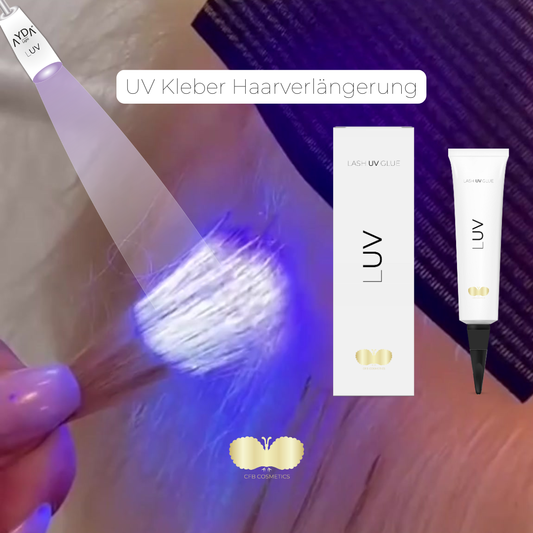 !! VORBESTELLUNG LIEFERDATUM ca. 10.11.25 !! UV Wimpernkleber | transparent | Auch für Haar Extensions !! VORBESTELLUNG LIEFERDATUM ca. 10.11.25 !! UV Wimpernkleber | transparent | Auch für Haar Extensions