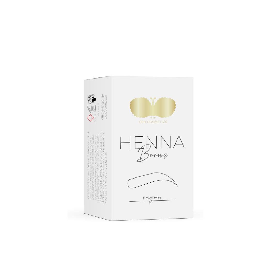 Henna Brows Farbe | 5 g | Sachets | Medium Brown