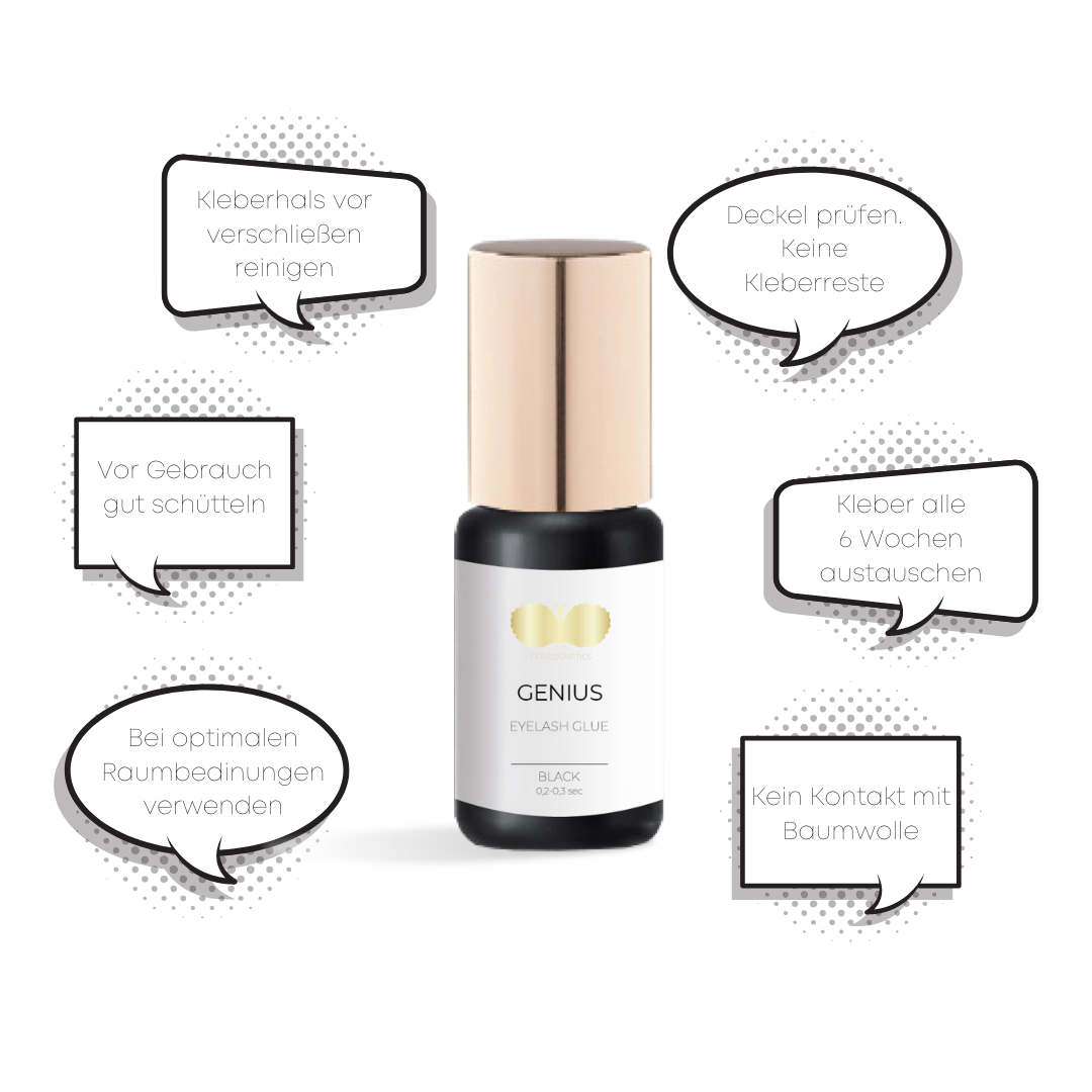 Store eyelash glue correctly and save costs