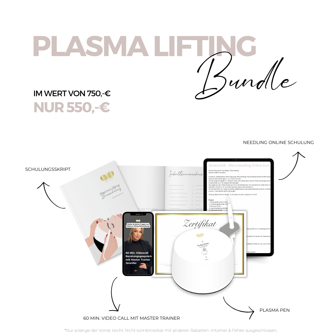 Plasma Lifting Bundle | incl. training script, online training & 60 min. video call   Plasma Lifting Bundle | incl. training script, online training & 60 min. video call
