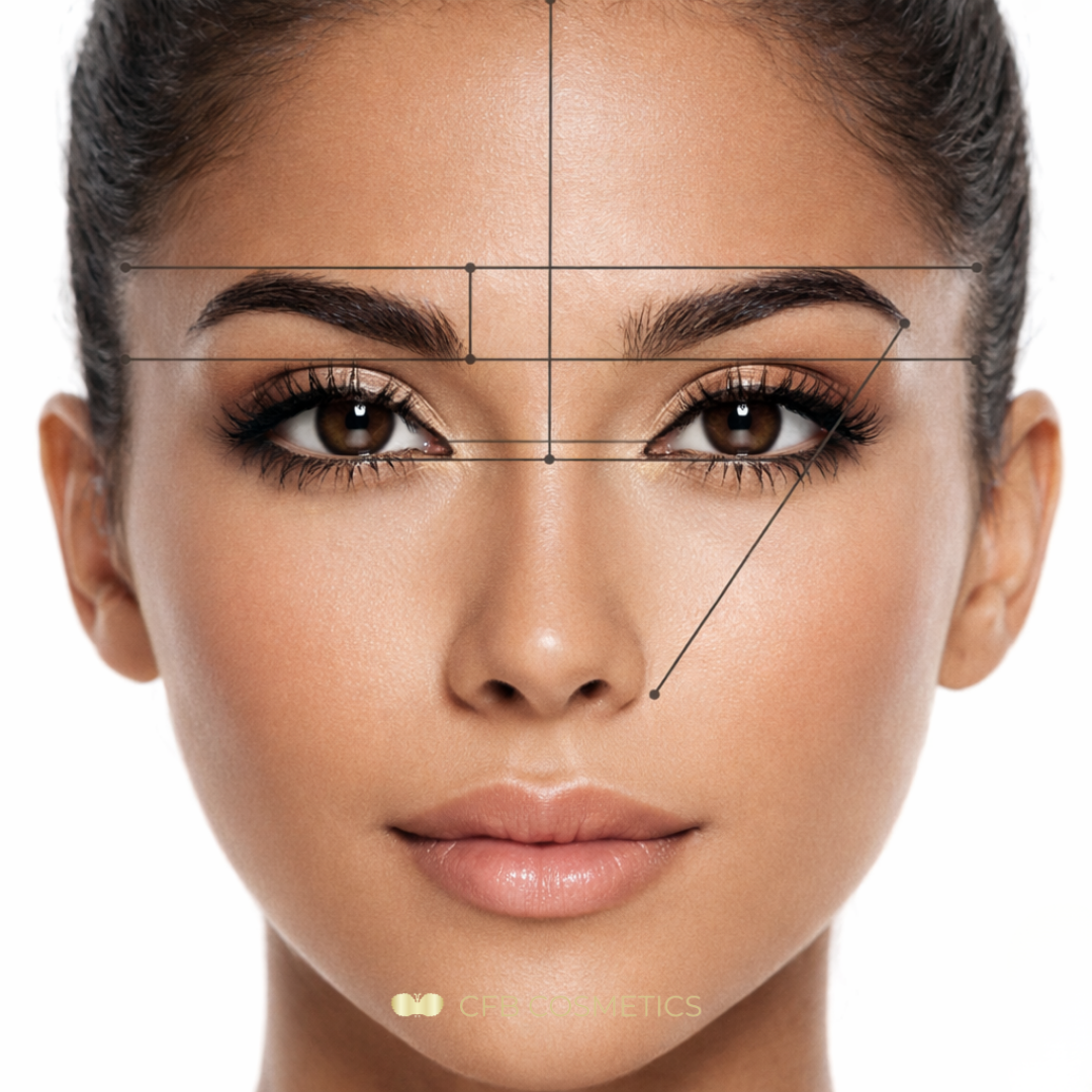 Augenbrauenlineal lang gerade für präzises Brow Mapping CFB Cosmetics®
