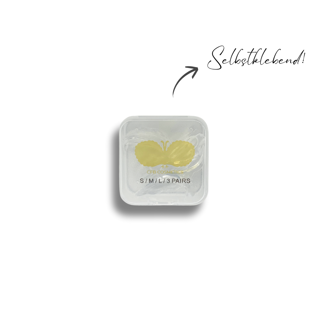 Silicone pads for lash lifting | 3 pairs S, M &amp; L | self-adhesive
