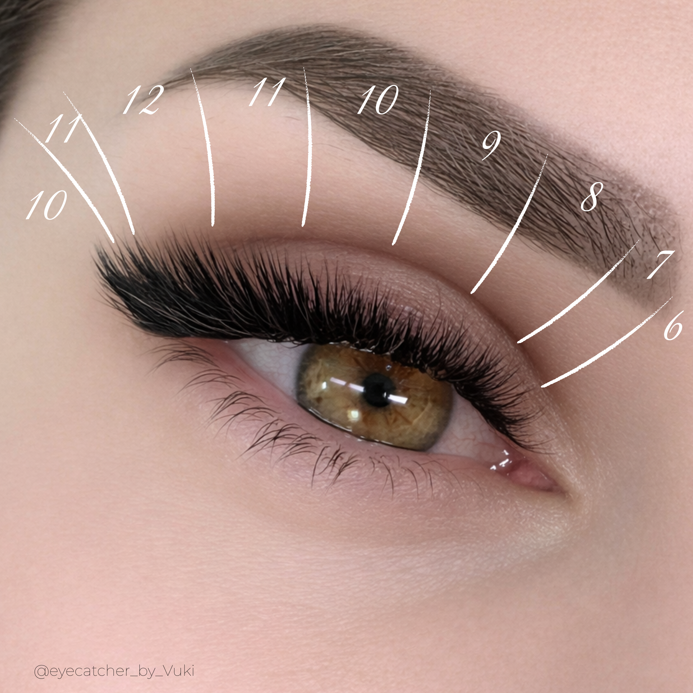 Luxury Satin Lashes | M-Curl | Signature Satin Look | Volumen