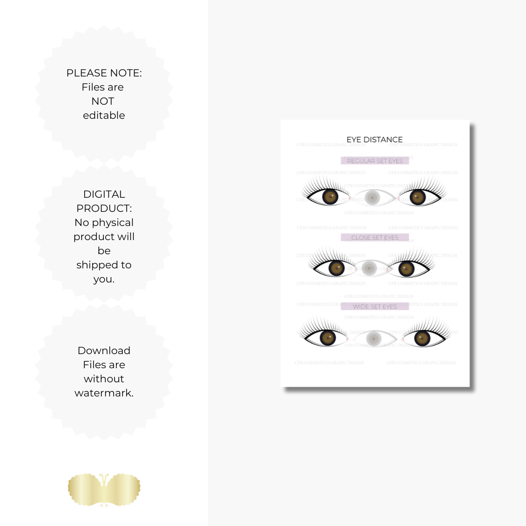 Augenformen Wimpernverlängerung | Wimpernstudiobedarf | Digital Augenformen Wimpernverlängerung | Wimpernstudiobedarf | Digital