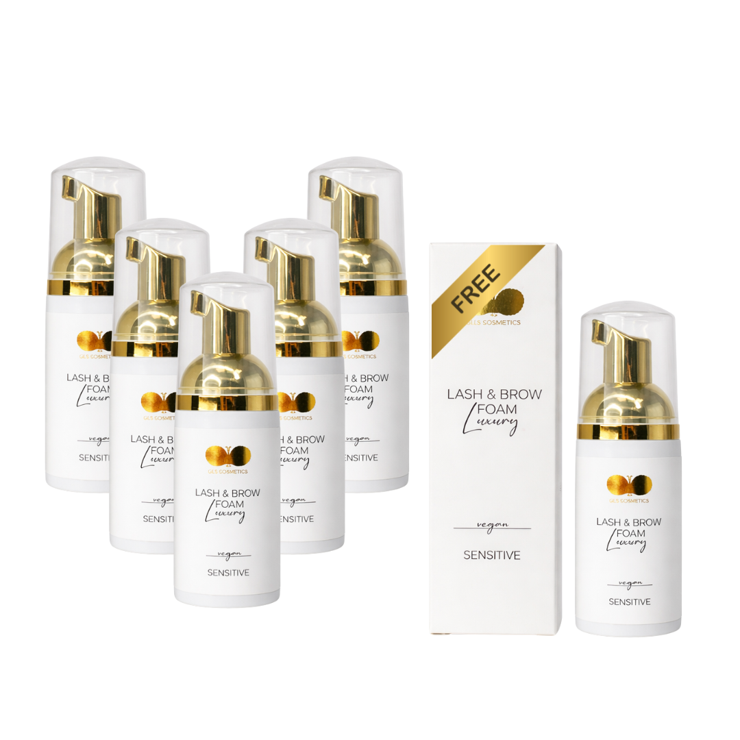 Wimpernshampoo Lash & Brow Foam - 30ml - Vorteilset 5 plus 1 | CFB Cosmetics®