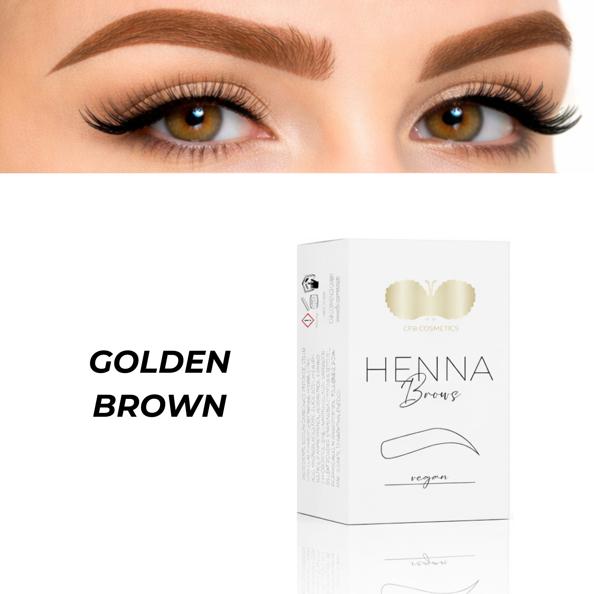Henna Brows Golden Brown | Brow Henna | CFB Cosmetics®